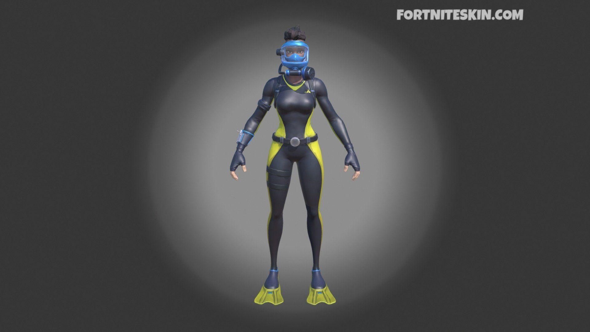 1920x1080 3D Models Tagged Fortnite Reef Ranger Outfit, Desktop