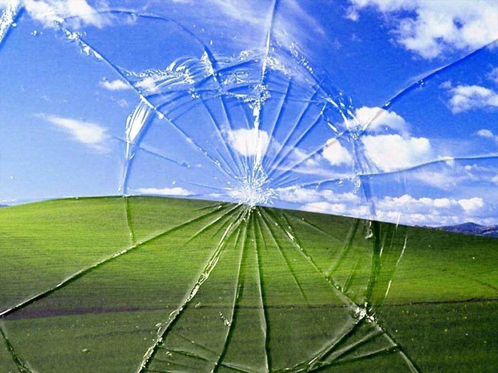 1030x770 Realistic Cracked and Broken Screen Wallpaper, Desktop