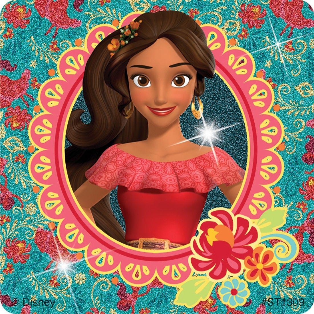 1100x1100 Elena of Avalor Glitter Stickers from SmileMakers, Phone