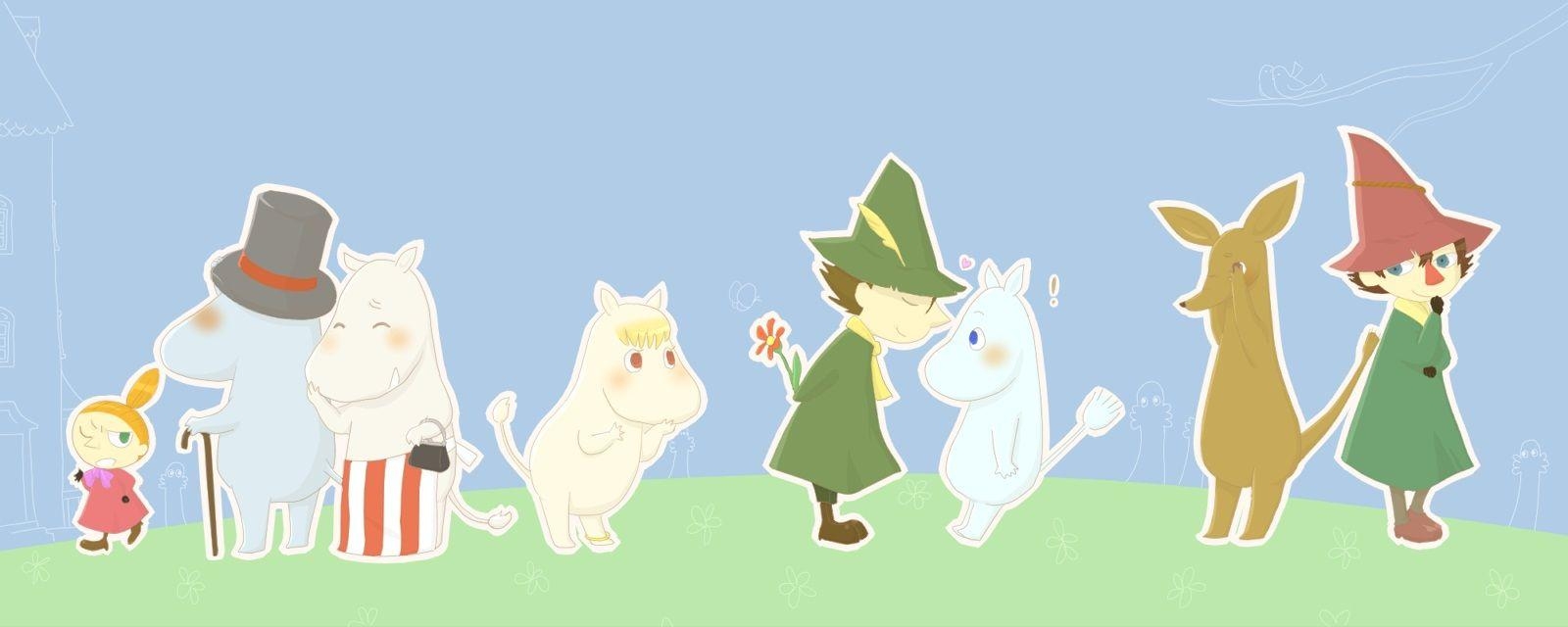 1600x640 Moomin Wallpaper, Dual Screen