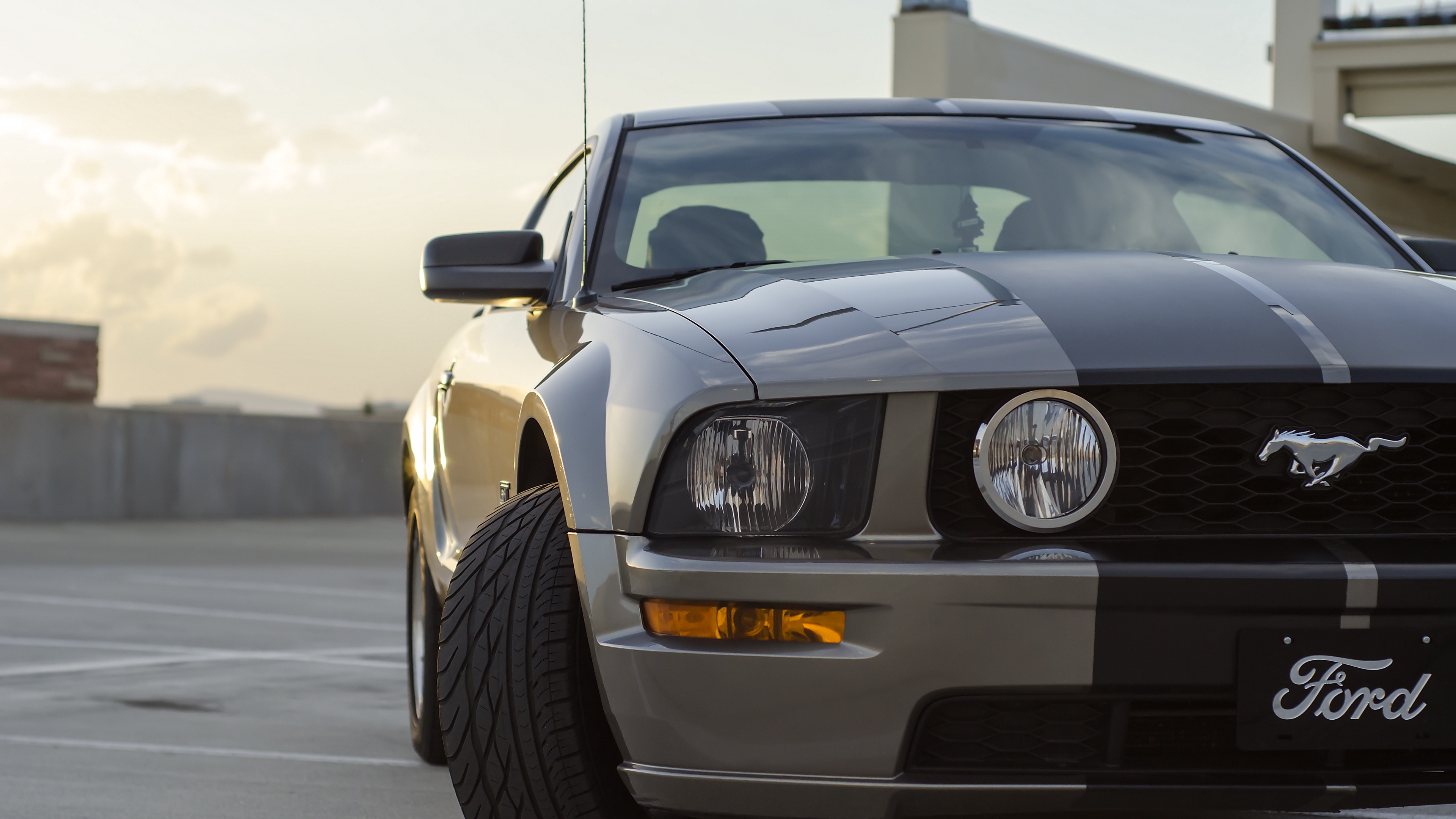 3840x2160 Download wallpaper  ford mustang gt, ford, headlight, Desktop