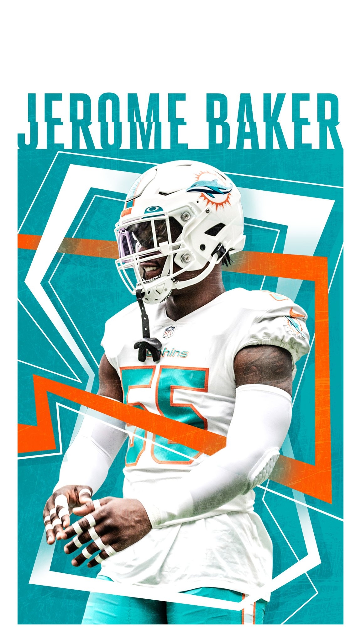 1160x2050 Miami Dolphins + Wallpaper = #WallpaperWednesday, Phone