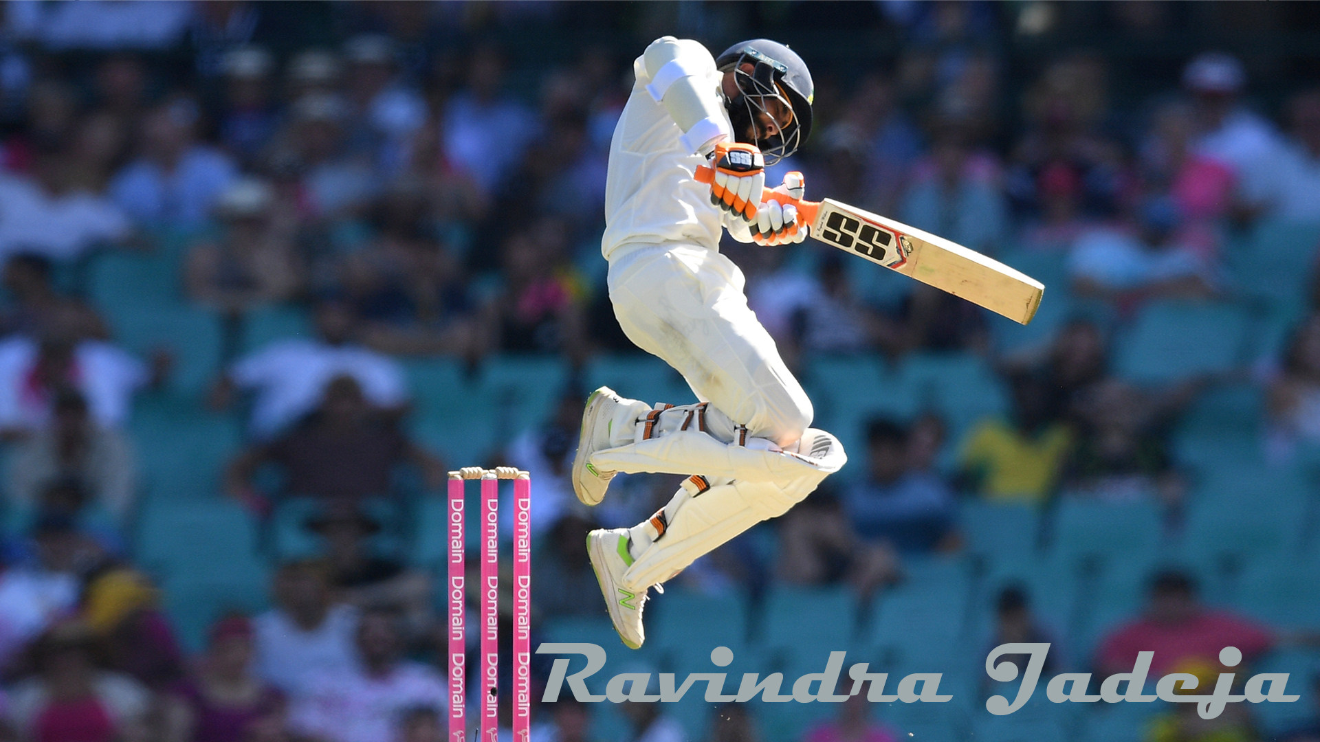 1920x1080 Indian Cricket Wallpaper with Picture of Ravindra Jadeja, Desktop