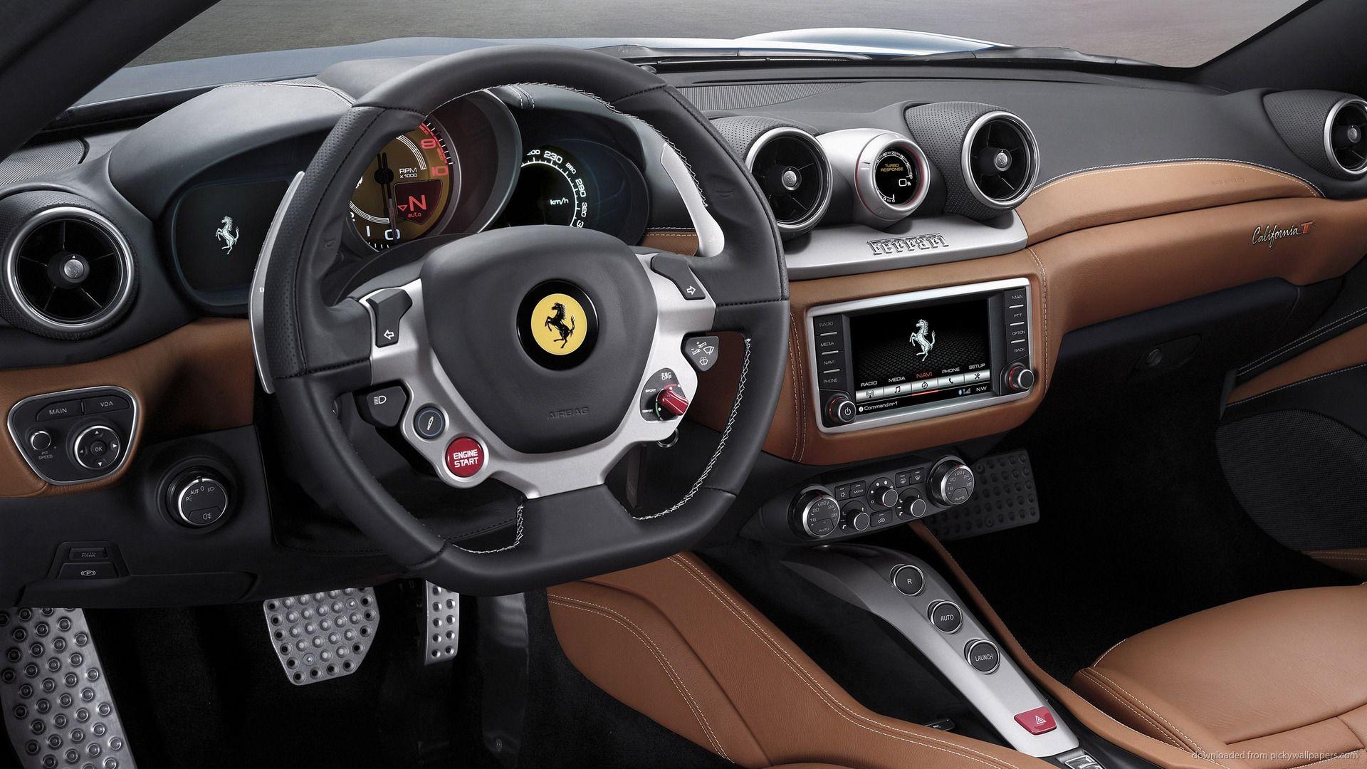 1920x1080 Download  Ferrari California T Steering Wheel Wallpaper, Desktop