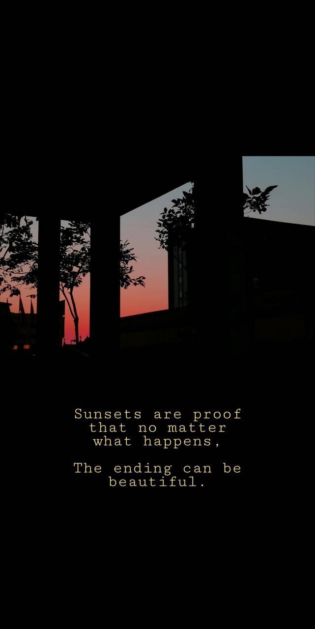 650x1280 Aesthetic sunset wallpaper, Phone