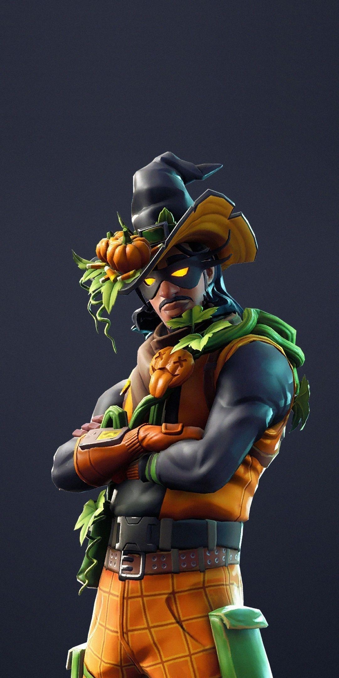 1080x2160 Patch Patroller, Fortnite Battle Royale, halloween, video game, Phone