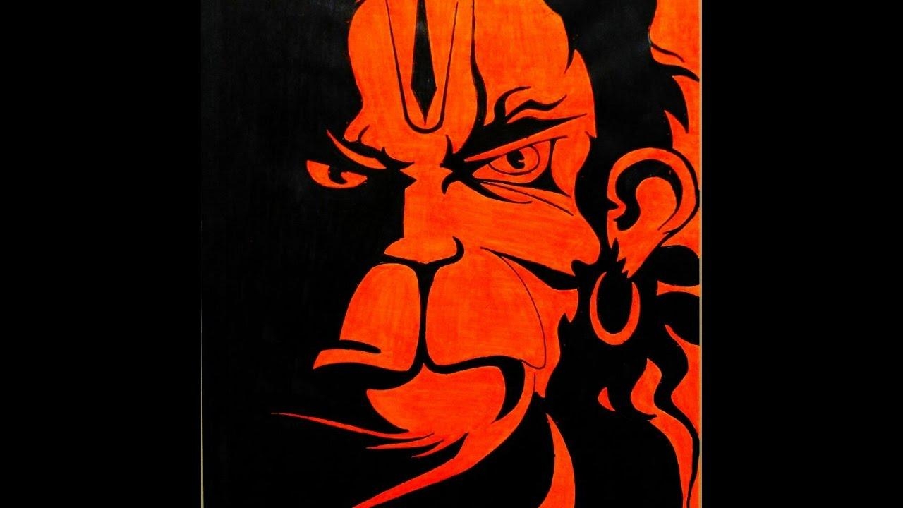 1280x720 Draw Lord Hanuman, Desktop