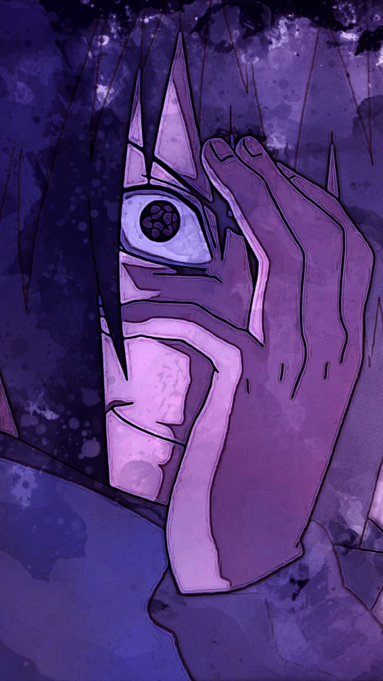 750x1340 Sasuke Mangekyou Sharingan, Phone