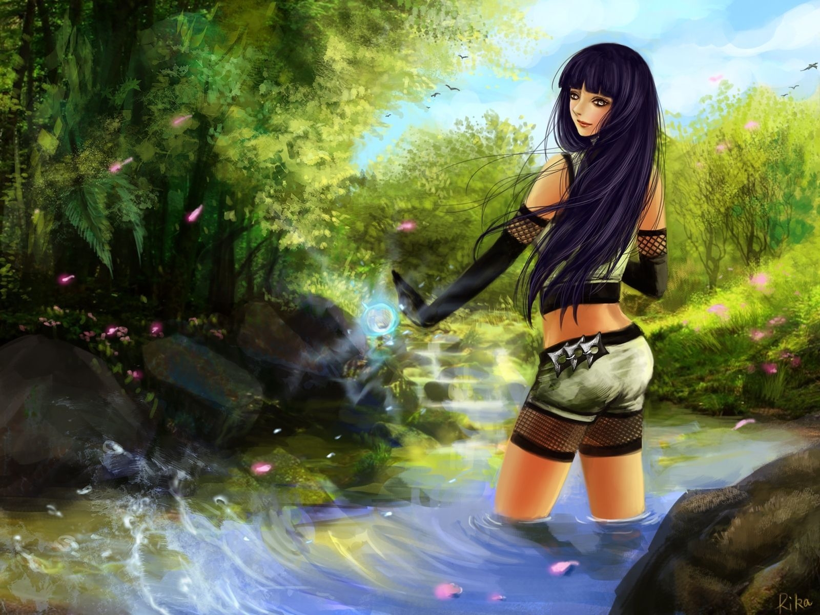 1600x1200 Naruto: Hinata Hyuga, Desktop