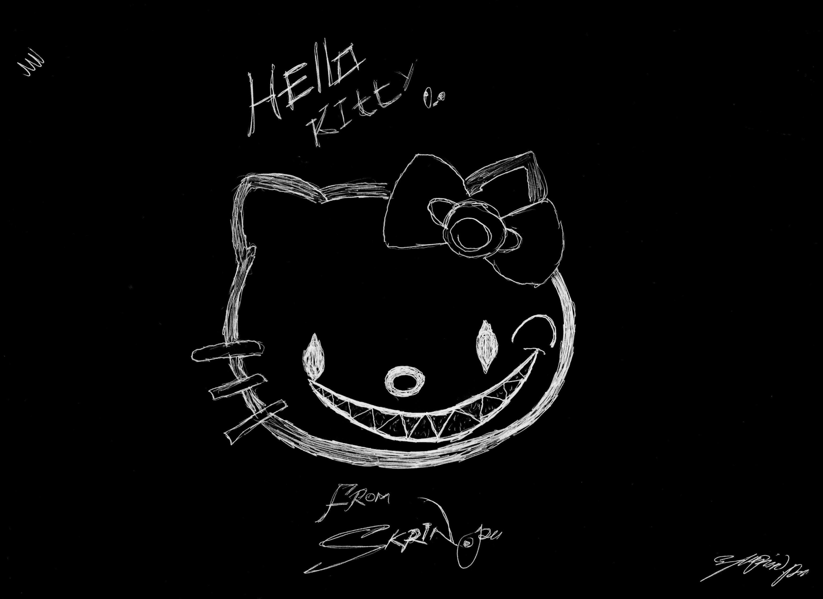 3510x2550 Hello Kitty Black And Pink Wallpaper. HD Wallpaper, Desktop