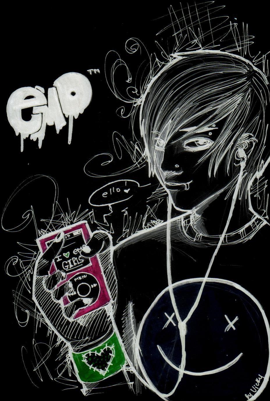 930x1380 cartoon emo. Emo Wallpaper of Emo Boys and Girls in 2019, Phone