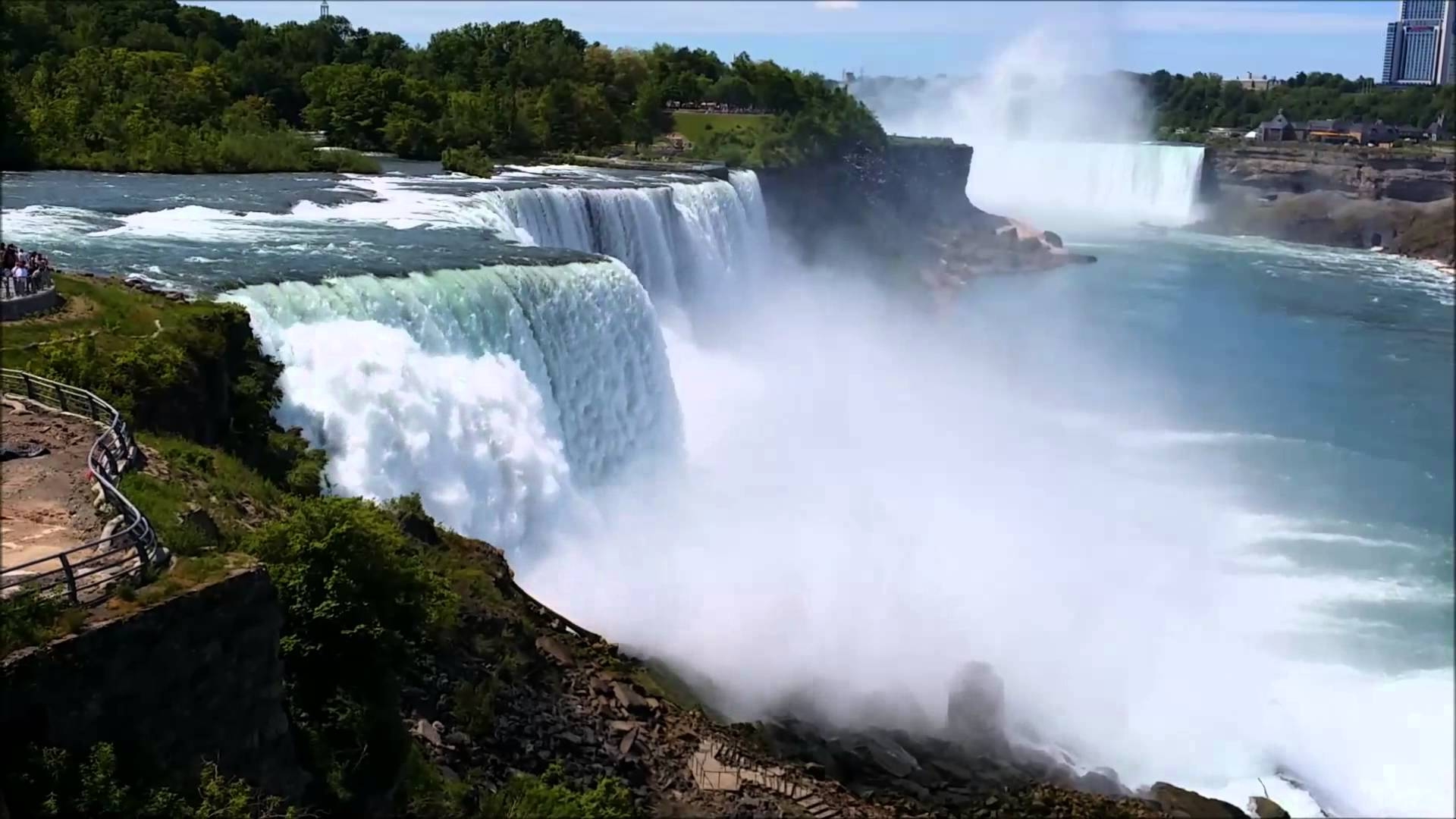 1920x1080 Beautiful And Powerful Niagara Falls NY In HD Video, Desktop