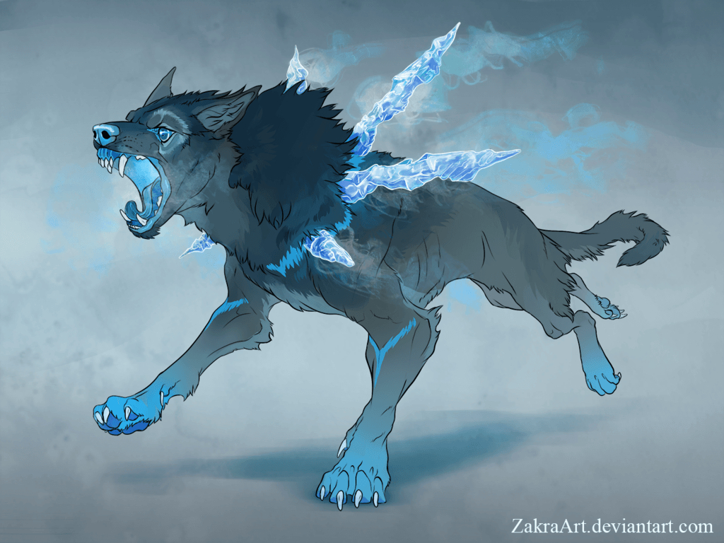 1030x770 image of Ice Wolf Drawings - #SpaceHero, Desktop