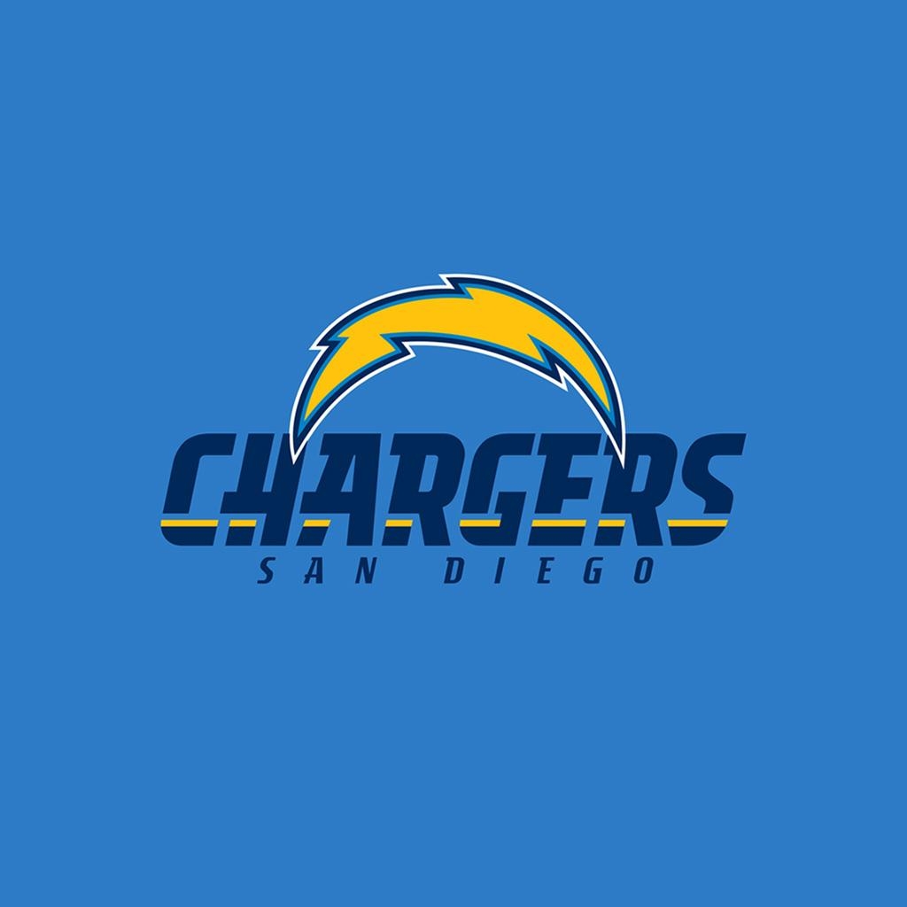 1030x1030 iPad Wallpaper with the San Diego Chargers Team Logos, Phone