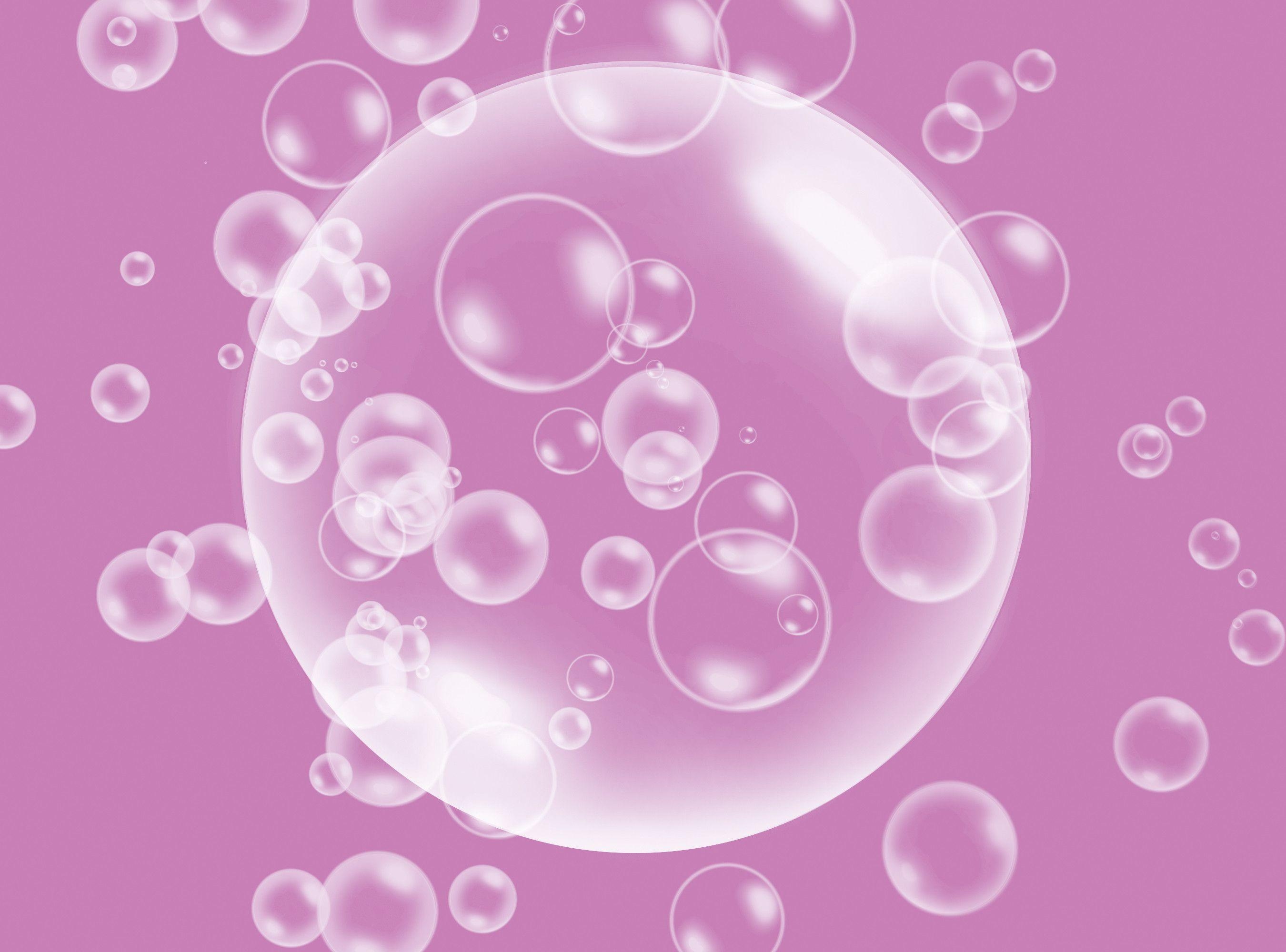 2700x2000 Pink And Bubbles Background By Ravens Stock, Desktop