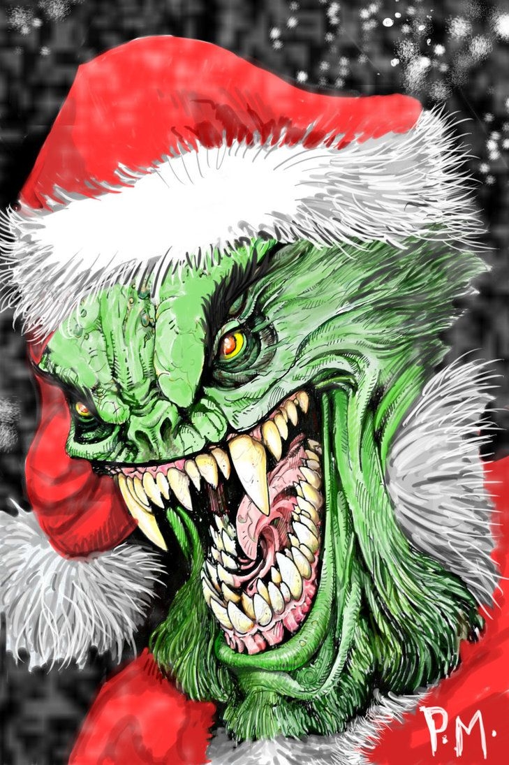 730x1100 The Real Grinch. Scary christmas, Grinch, Creepy christmas, Phone