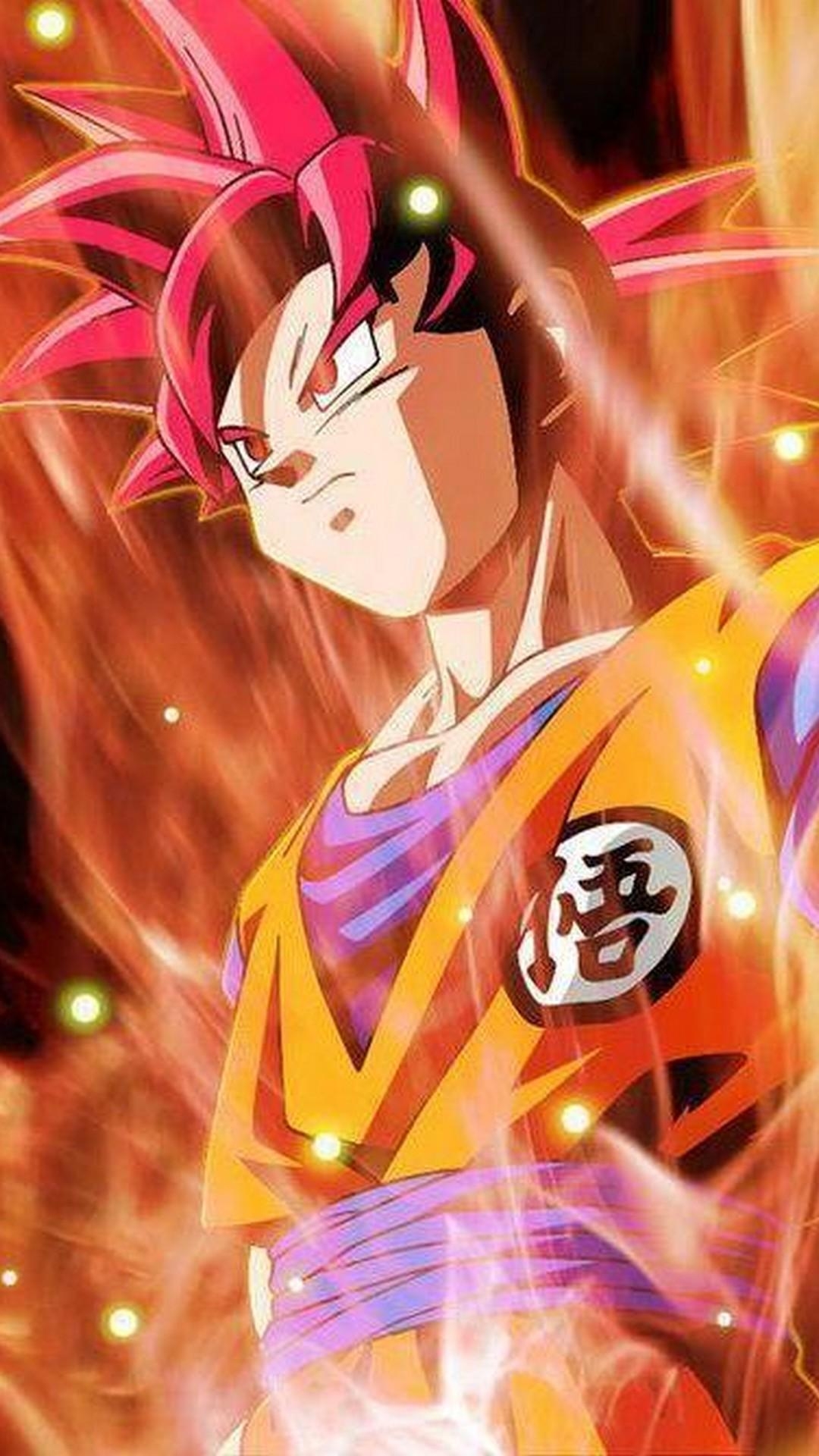 1080x1920 Wallpaper Goku Super Saiyan God Android Wallpaper, Phone