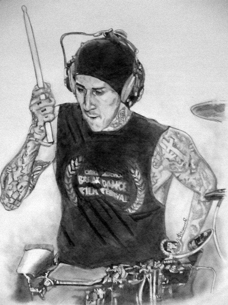 780x1040 travis barker drawing, Phone