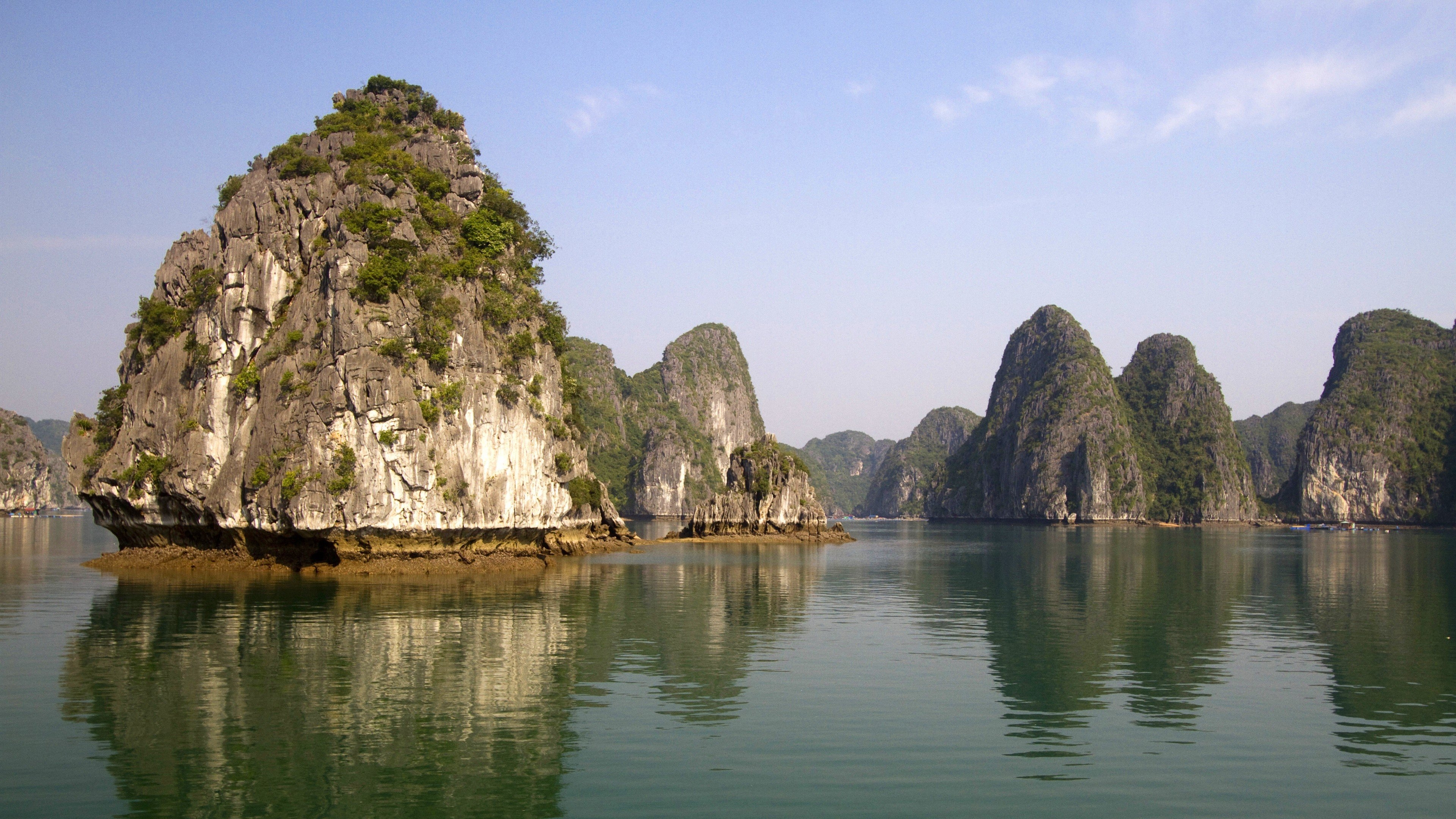 3840x2160 Wallpaper Ha Long Bay, 5k, 4k wallpaper, 8k, Halong Bay, Vietnam, Desktop