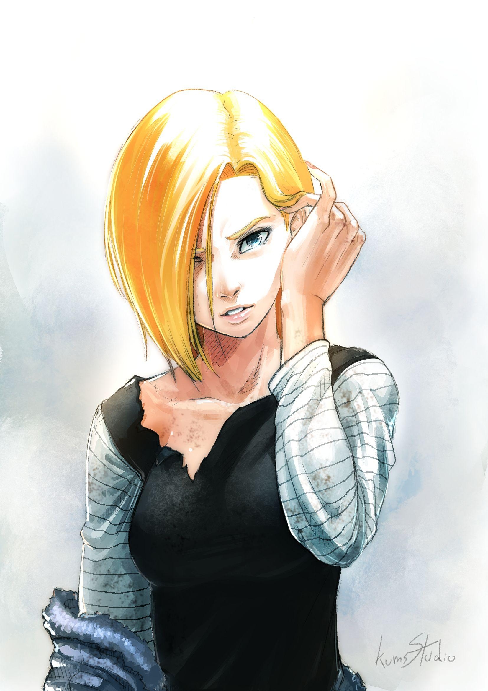 1660x2340 Android 18 BALL Z Anime Image Board, Phone