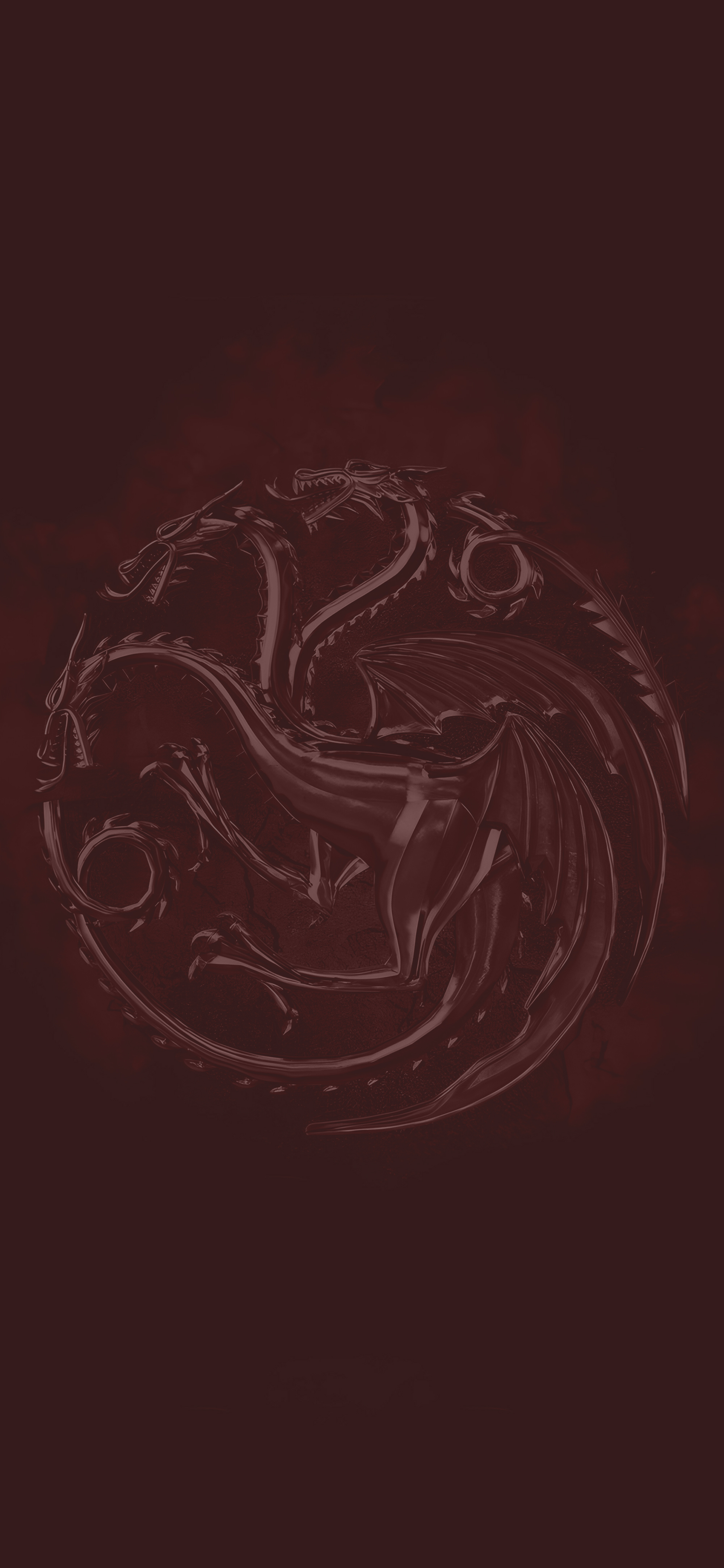 2000x4330 Dragon Targaryen Sigil Wallpaper, Phone