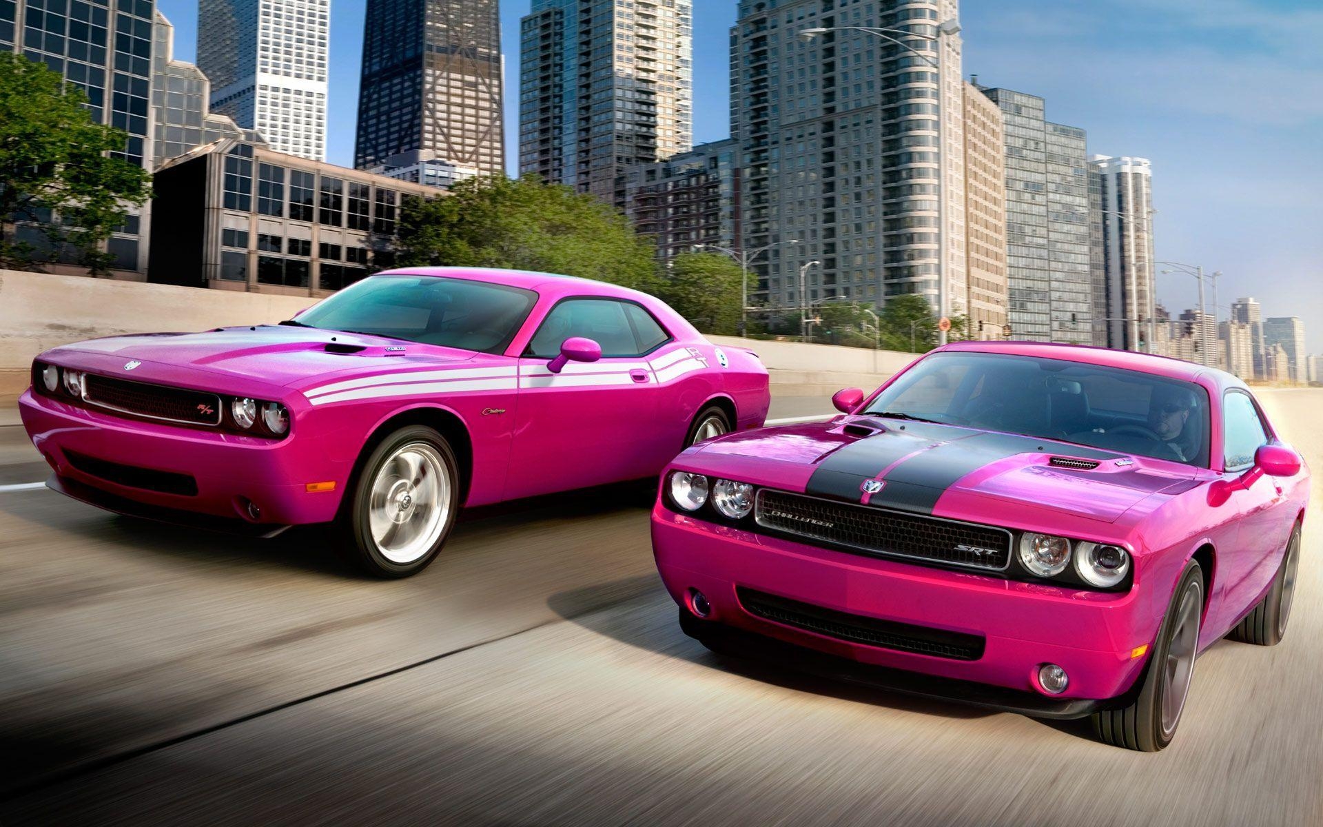 1920x1200 Cars Wallpaper, Dodge Challenger Pink Mopars Cars Best, Desktop