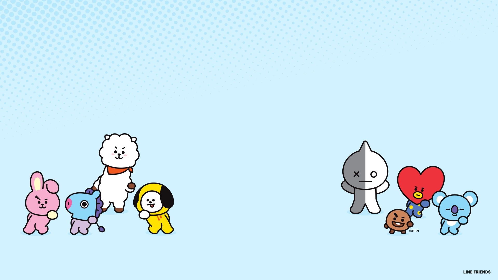 1920x1080 Line Friends Foto Bt21 Wallpaper Event in The World, Desktop