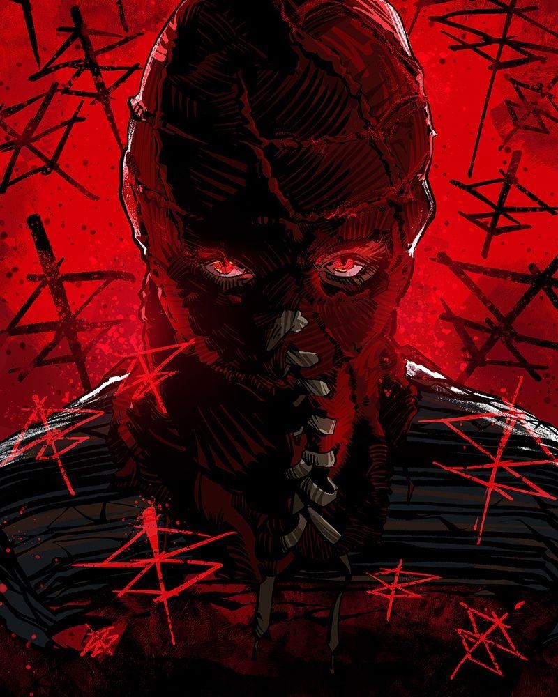 800x1000 Brightburn by Nikita Abakumov. metal posters. Evil, Phone