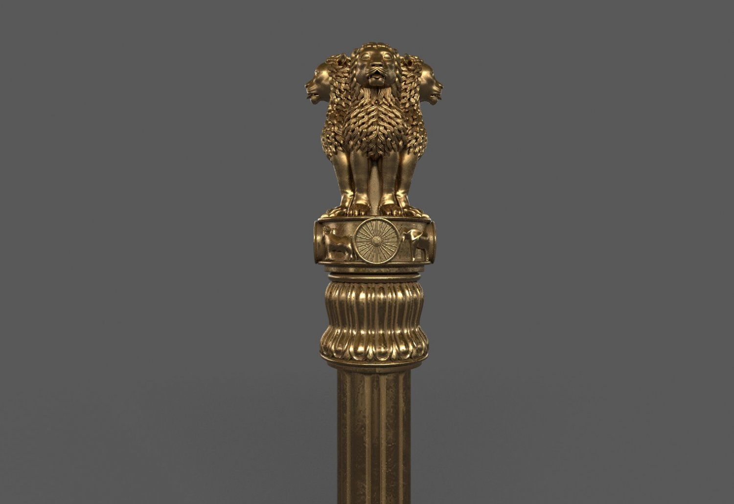 1500x1040 Pillars of Ashoka 3D Model in Miscellaneous 3DExport, Desktop