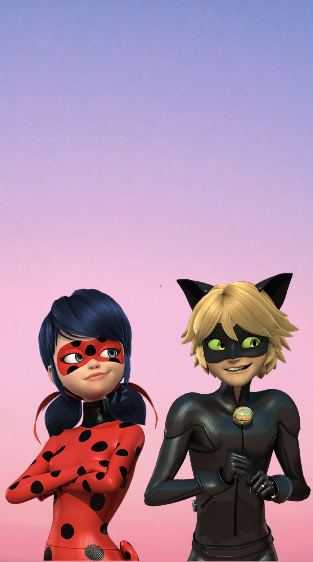 1100x1980 Ladybug and Cat Noir Wallpaper Free Ladybug and Cat Noir Background, Phone