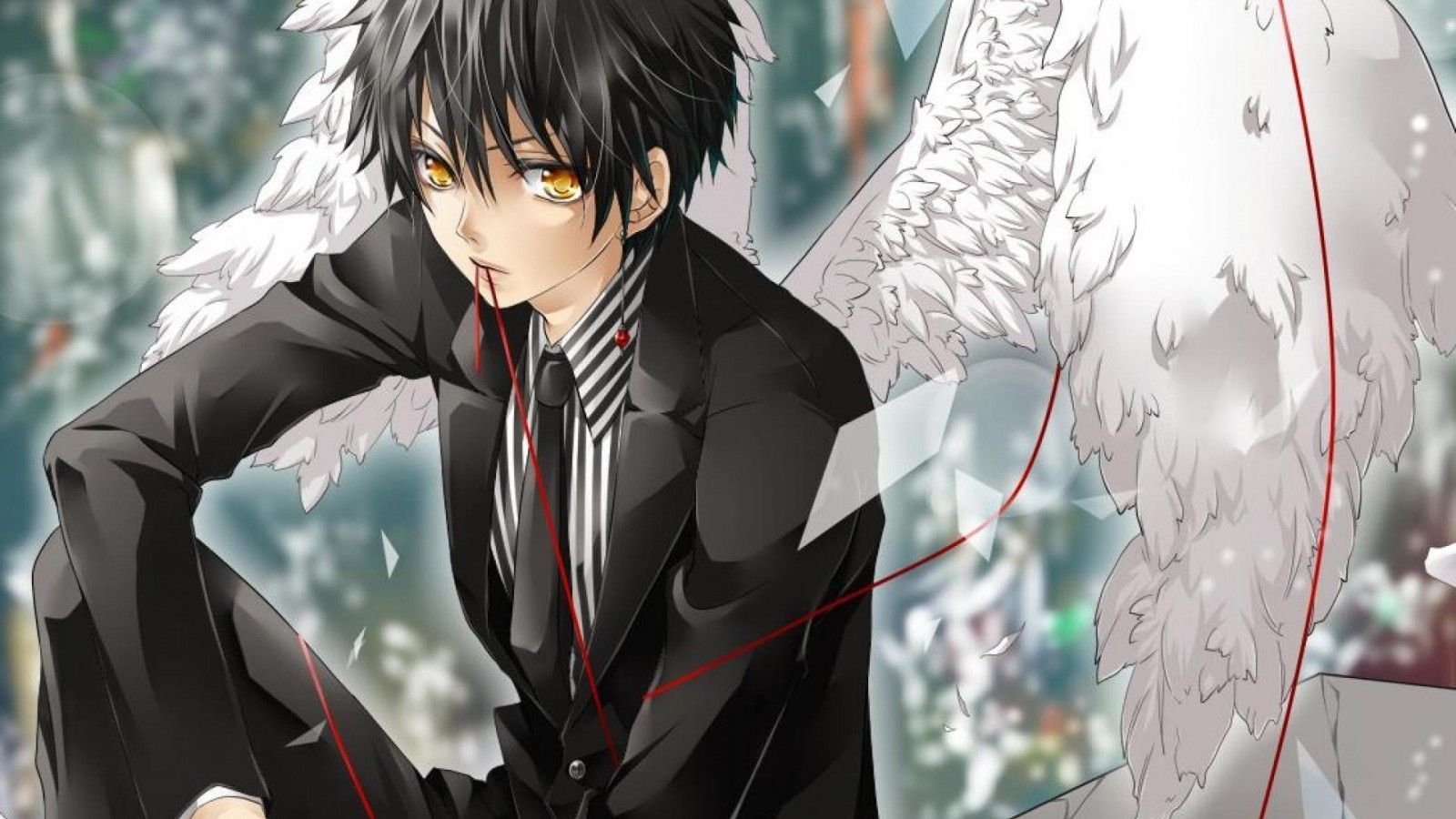 1600x900 Male Anime Demon Wallpaper Anime Boy Demon Desktop Wallpaper 22324 Baltana Anime Demon HD Wallpaper Male Anime Character Digital. Anime, Anime boy, Anime guys, Desktop