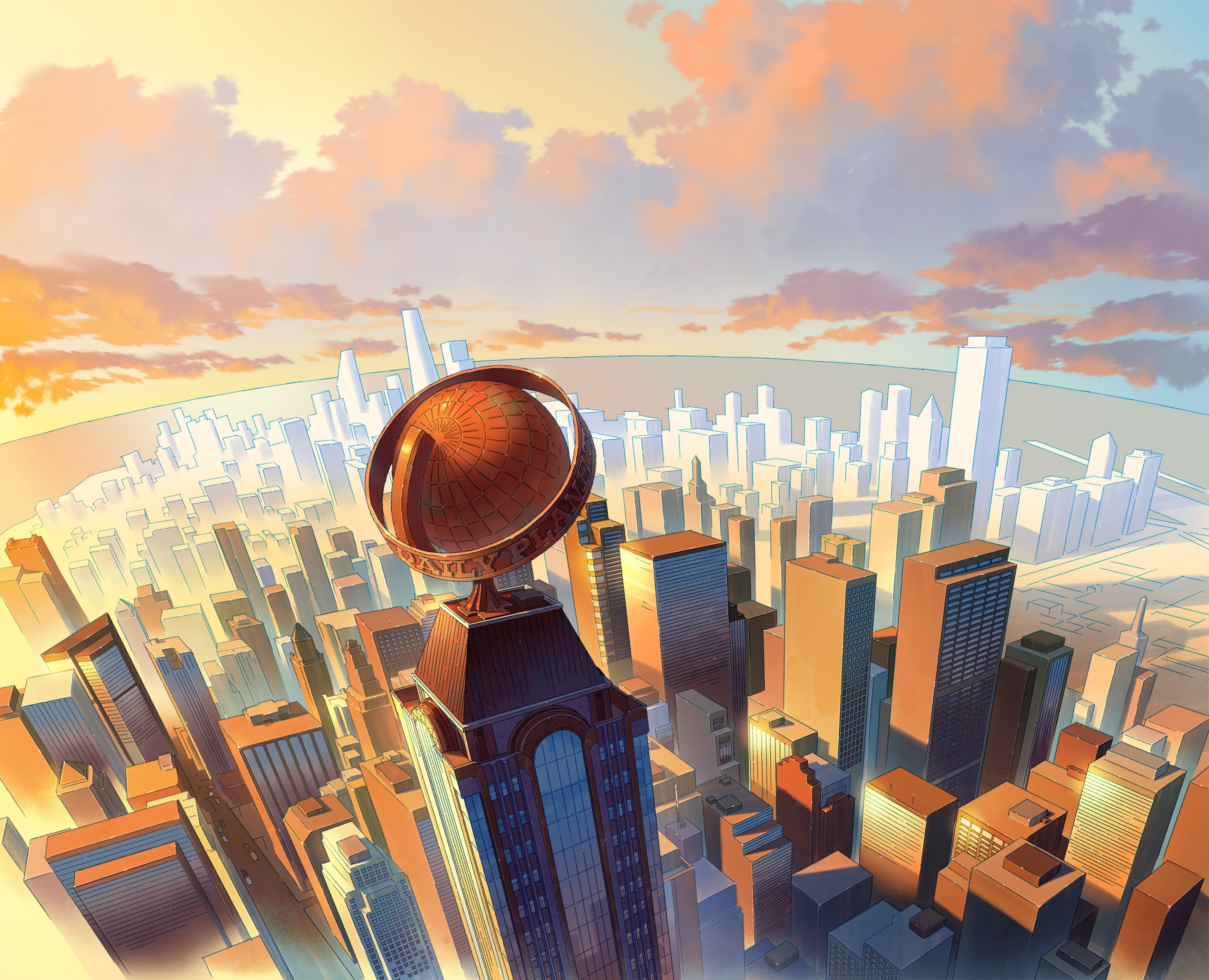 3500x2840 Maddie Lutchko Adventures with Superman is out!!! Here are some background I painted for episode 1!, Desktop