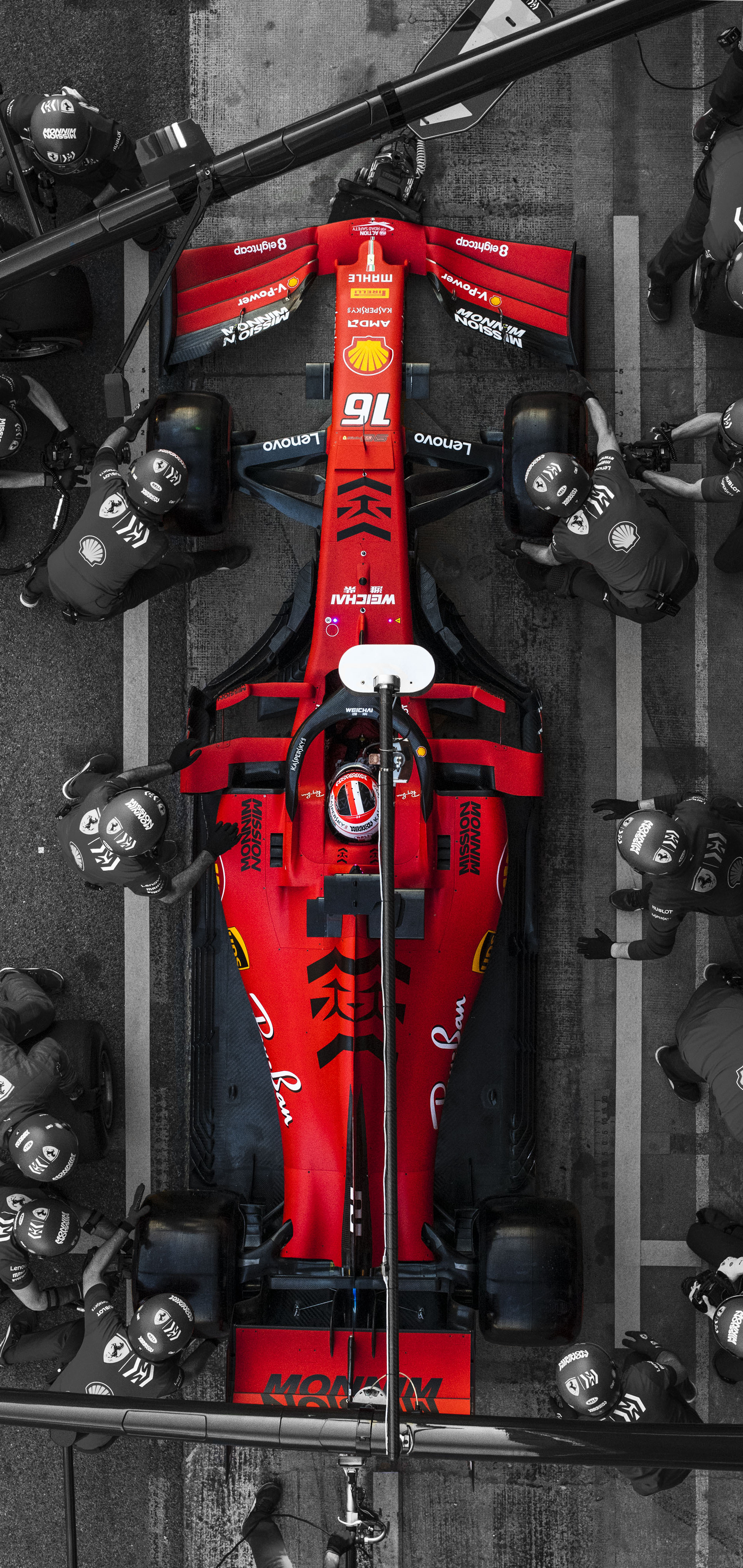 1890x3980 Charles Leclerc's Scuderia Ferrari SF90 [3200x2133], Phone