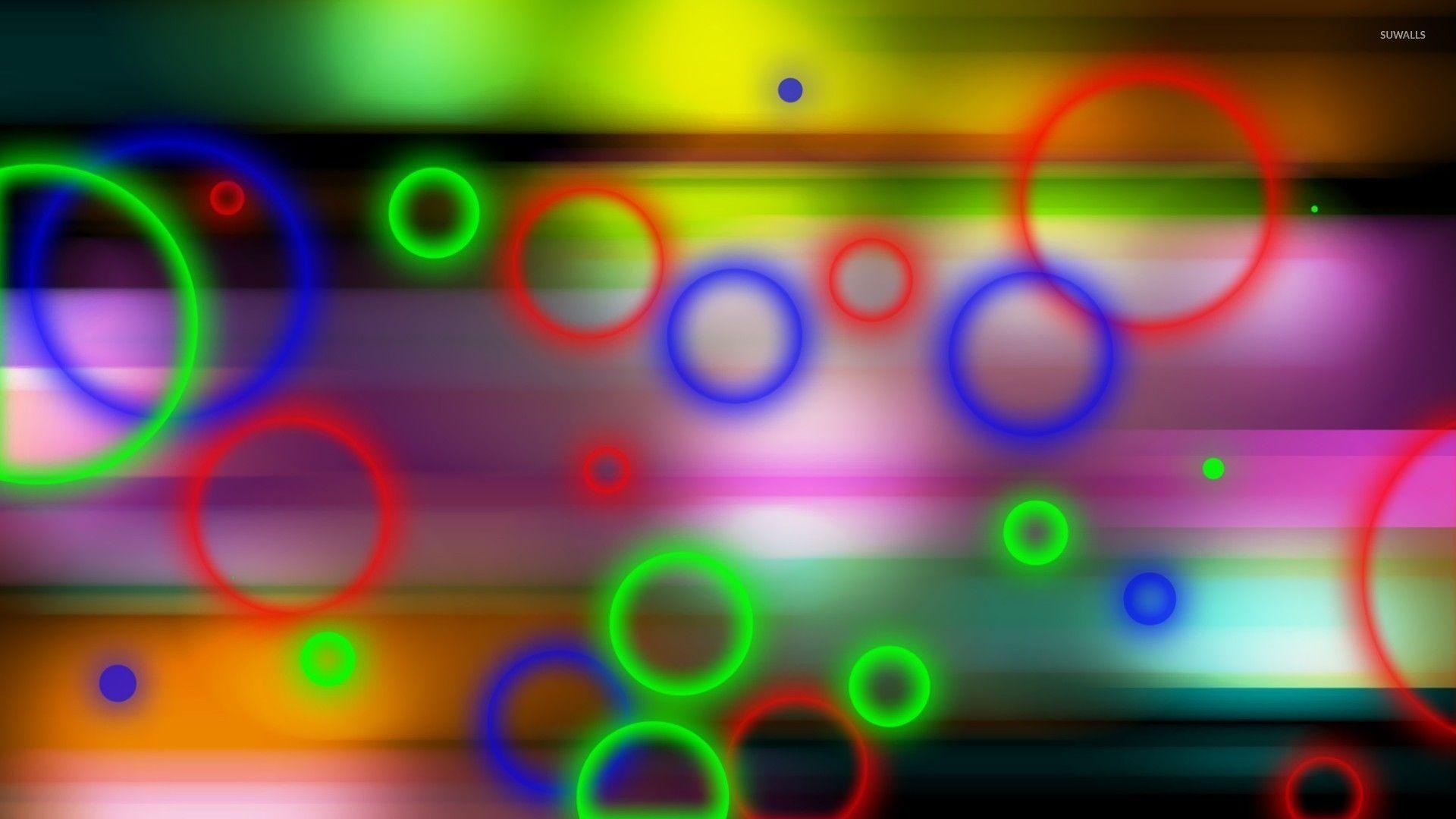 1920x1080 Neon circles [2] wallpaper, Desktop