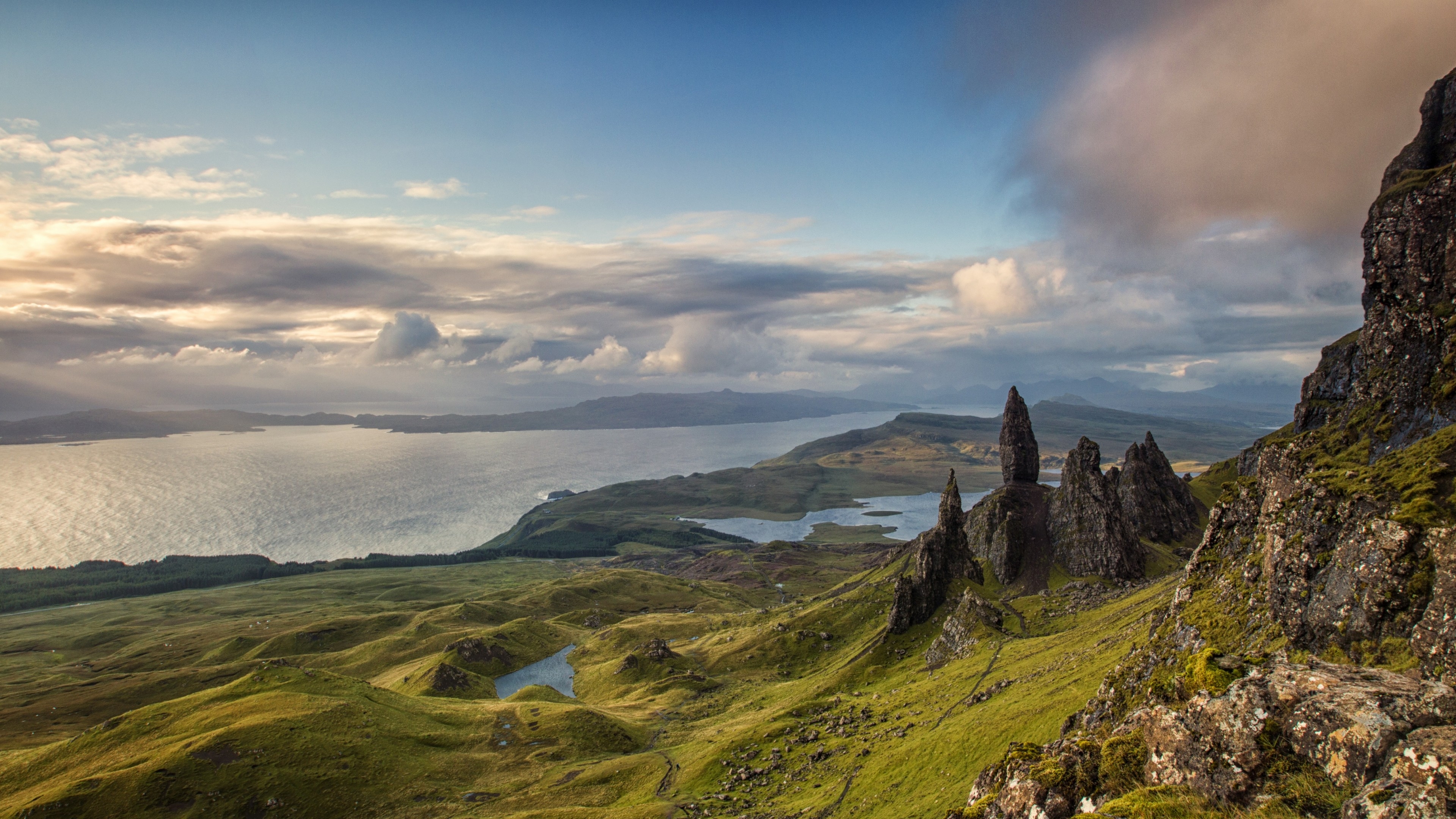 3840x2160 Wallpaper Isle of Skye, Scotland, Europe, nature, mountains, sky, 4k, Desktop