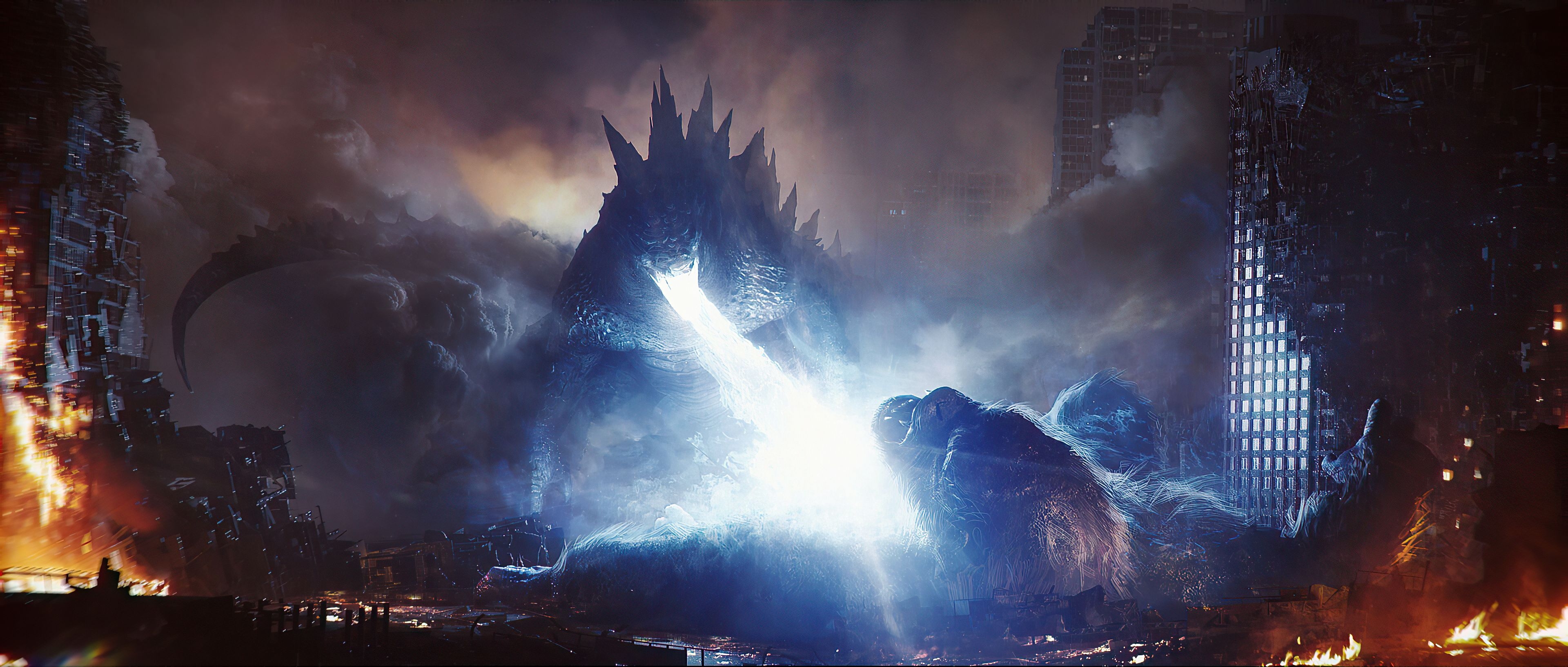 3840x1640 Godzilla Vs Kong, HD Movies, 4k Wallpaper, Image, Background, Photo and Picture, Dual Screen