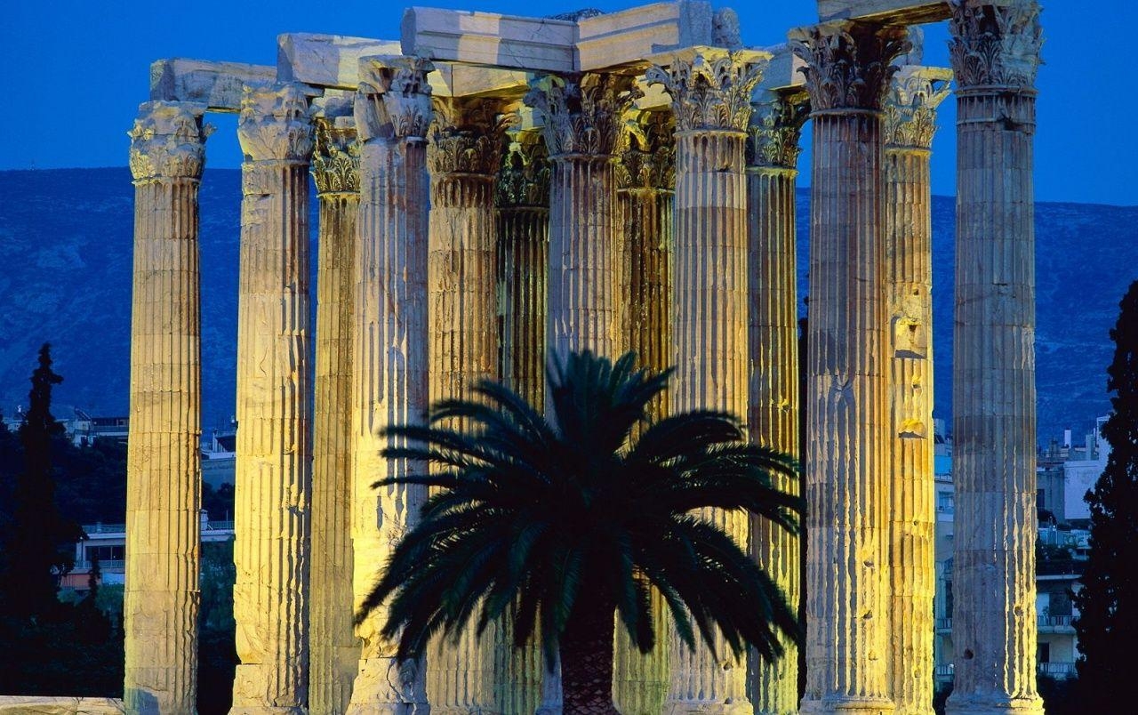 1280x810 Temple of Olympian Zeus, Greece wallpaper, Desktop