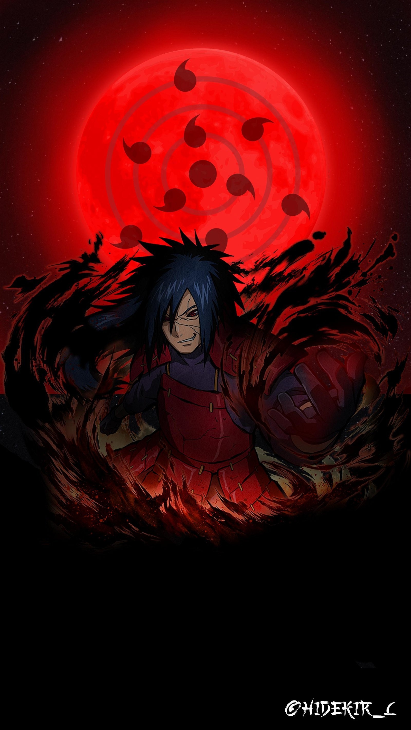 1600x2850 Madara uchiha phone Wallpaper Download, Phone