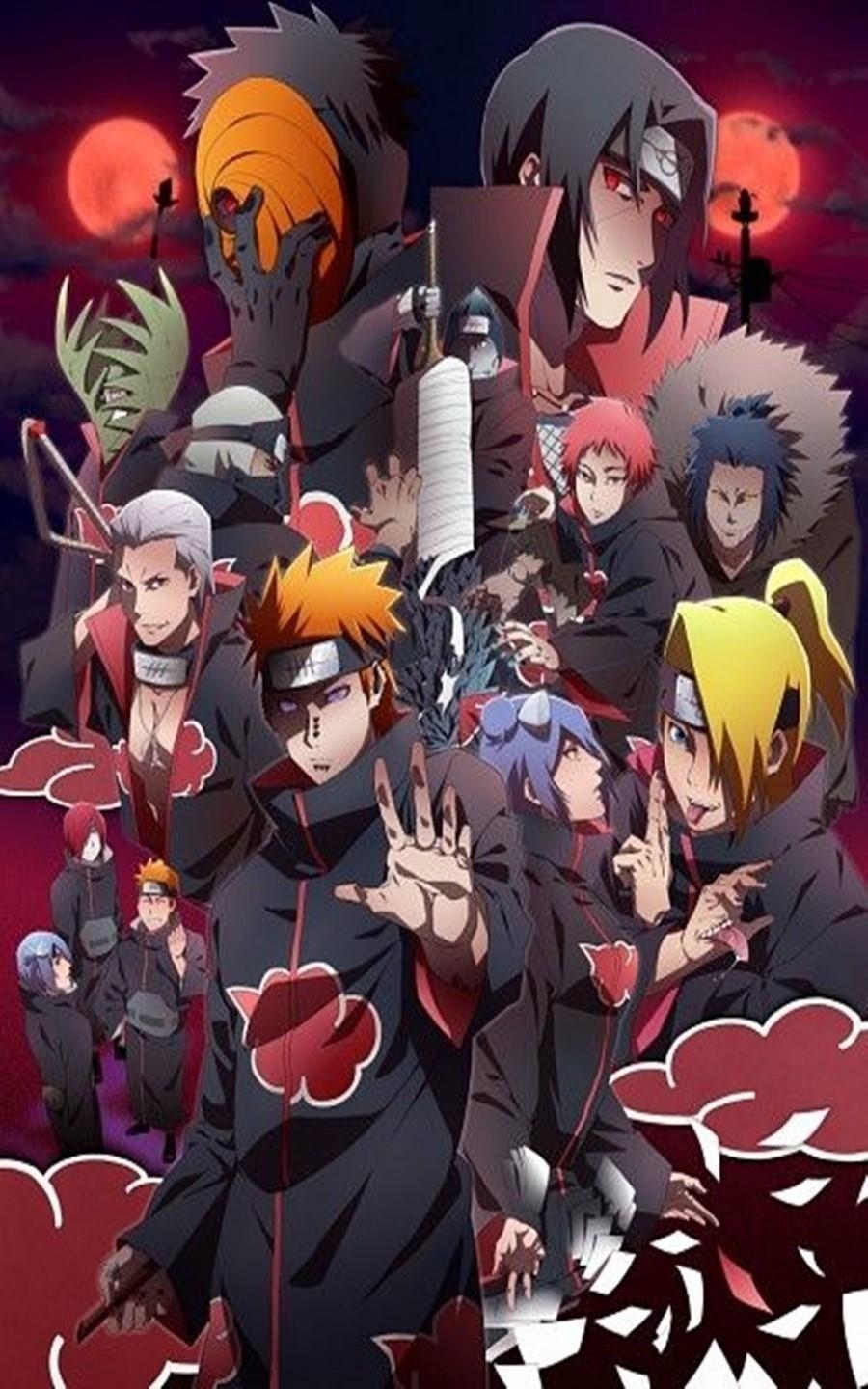 900x1440 Akatsuki Wallpaper Art for Android, Phone