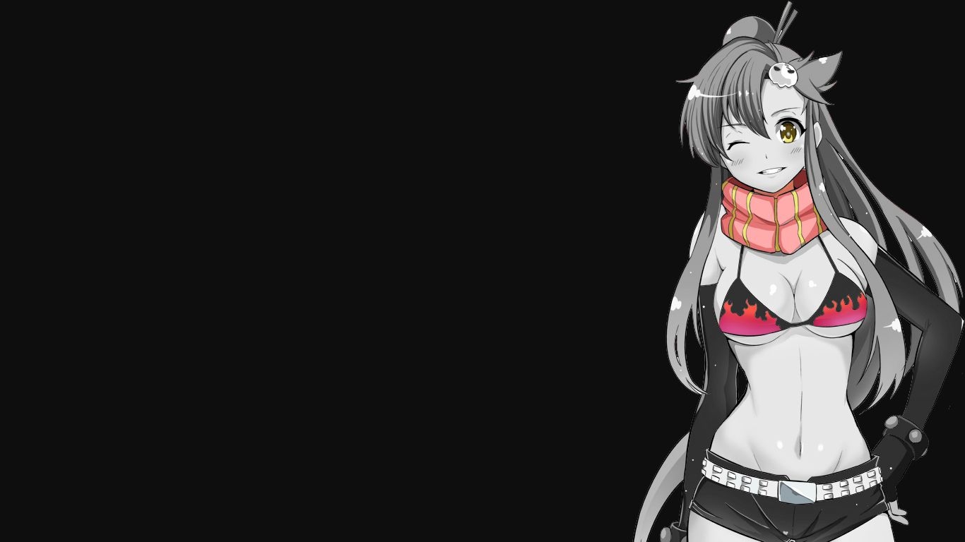 1370x770 Minimalistic Anime Girl Wallpaperx768, Desktop