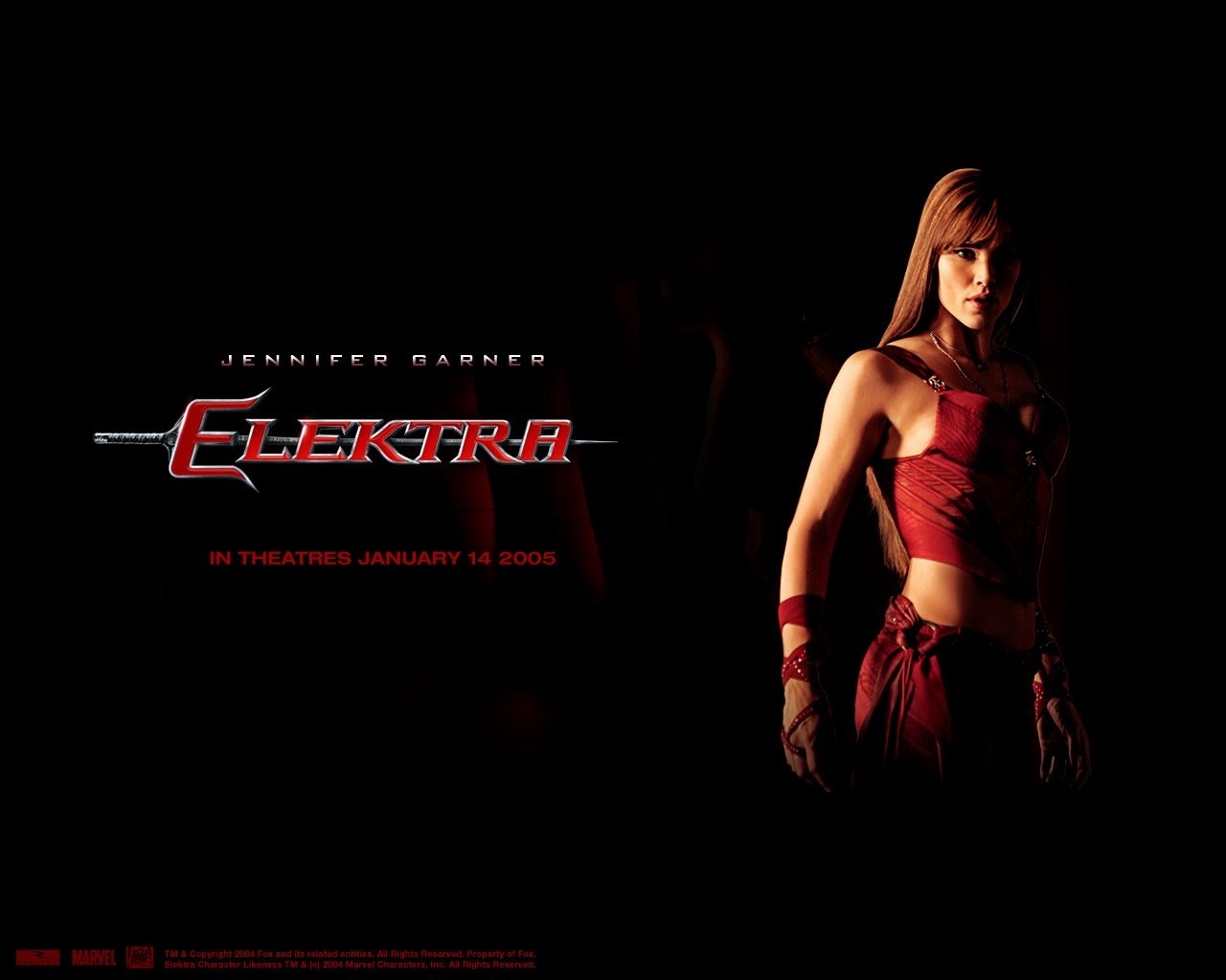 1280x1030 ❦ Jennifer Garner as 'Electra' in the 2005 movie. Marvel dc movies, Elektra, Marvel elektra, Desktop