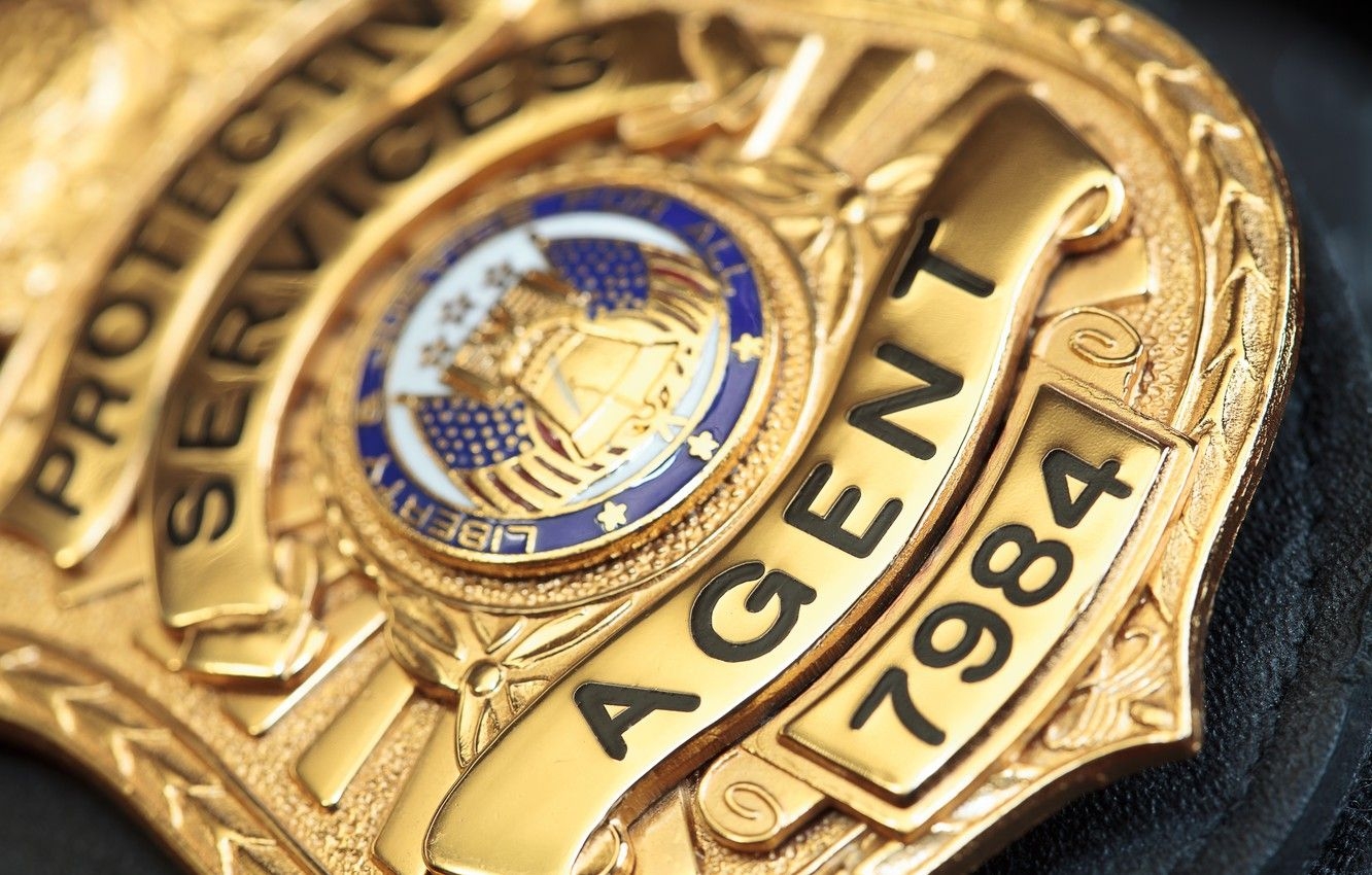 1340x850 Wallpaper gold, agent, police badge image for desktop, section, Desktop