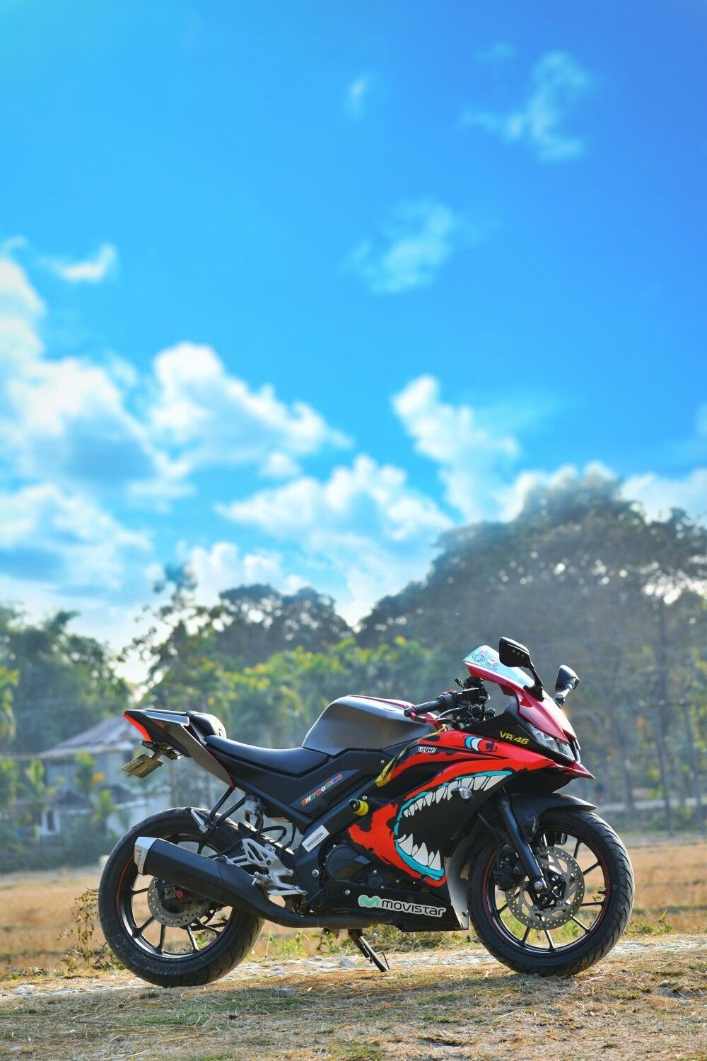 1000x1500 Yamaha R15 V3 Red Shark. Full HD wallpaper, Bike photohoot, Bike photo, Phone