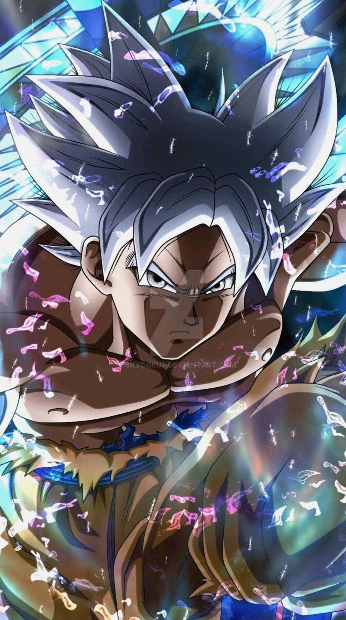 1150x2050 Goku Ultra Instinct Wallpaper, Phone