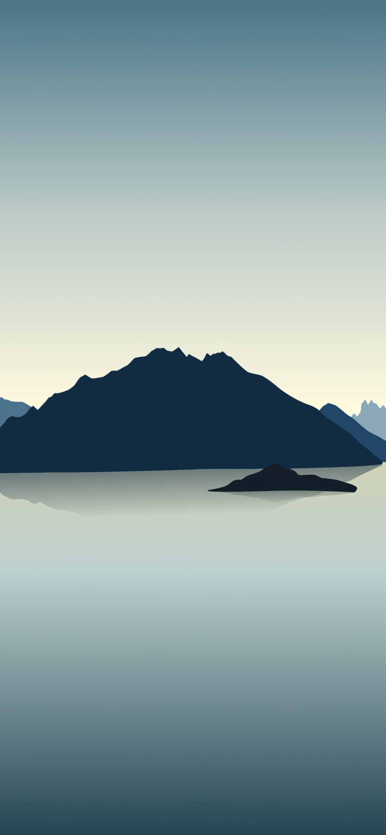 1250x2690 Vector Landscape Reflection Mountains 4k iPhone XS MAX HD 4k Wallpaper, Image, Background, Photo and Picture, Phone