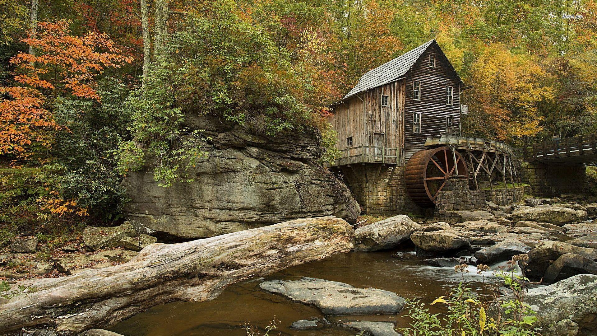 1920x1080 Watermill wallpaper wallpaper, Desktop