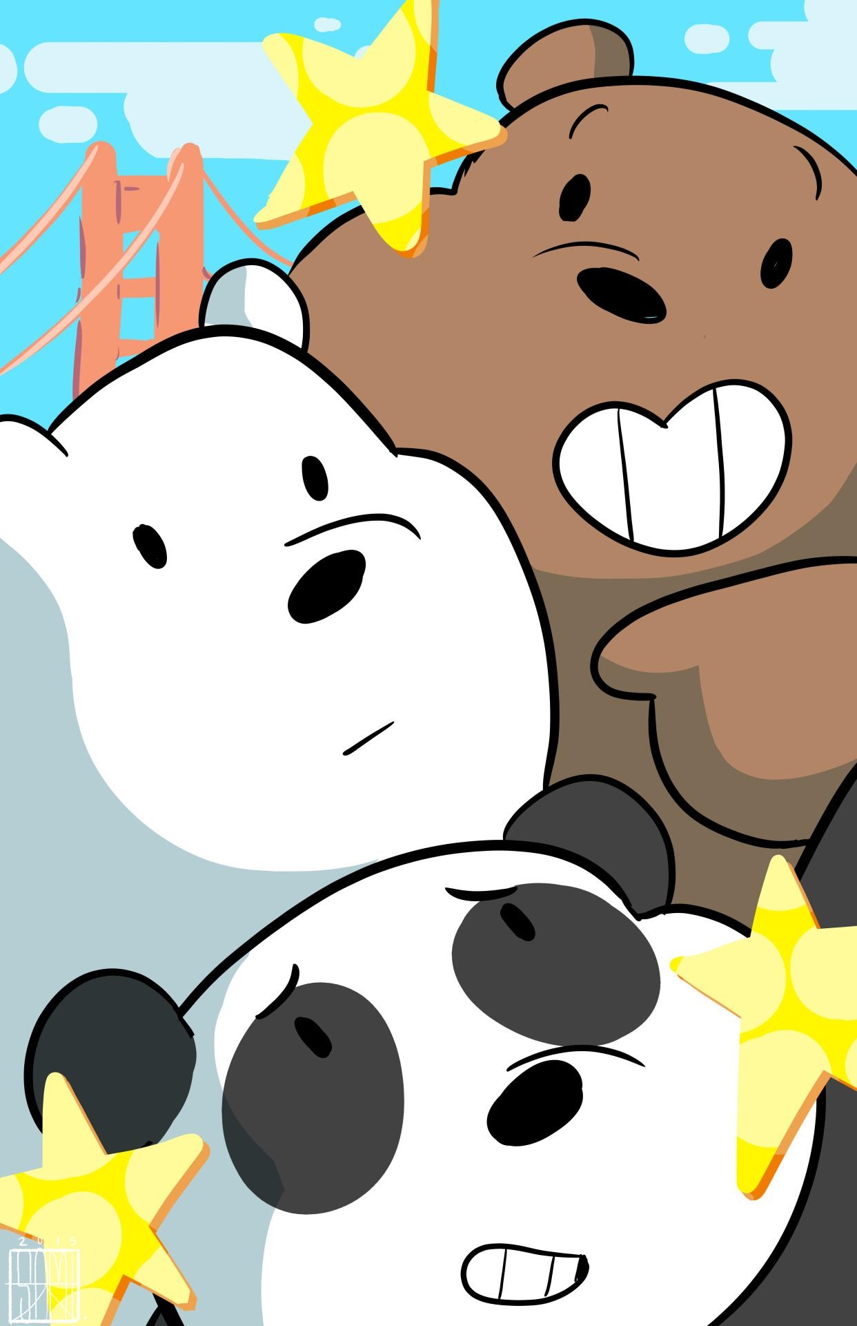 1250x1920 We Bare Bears Wallpaper, Phone