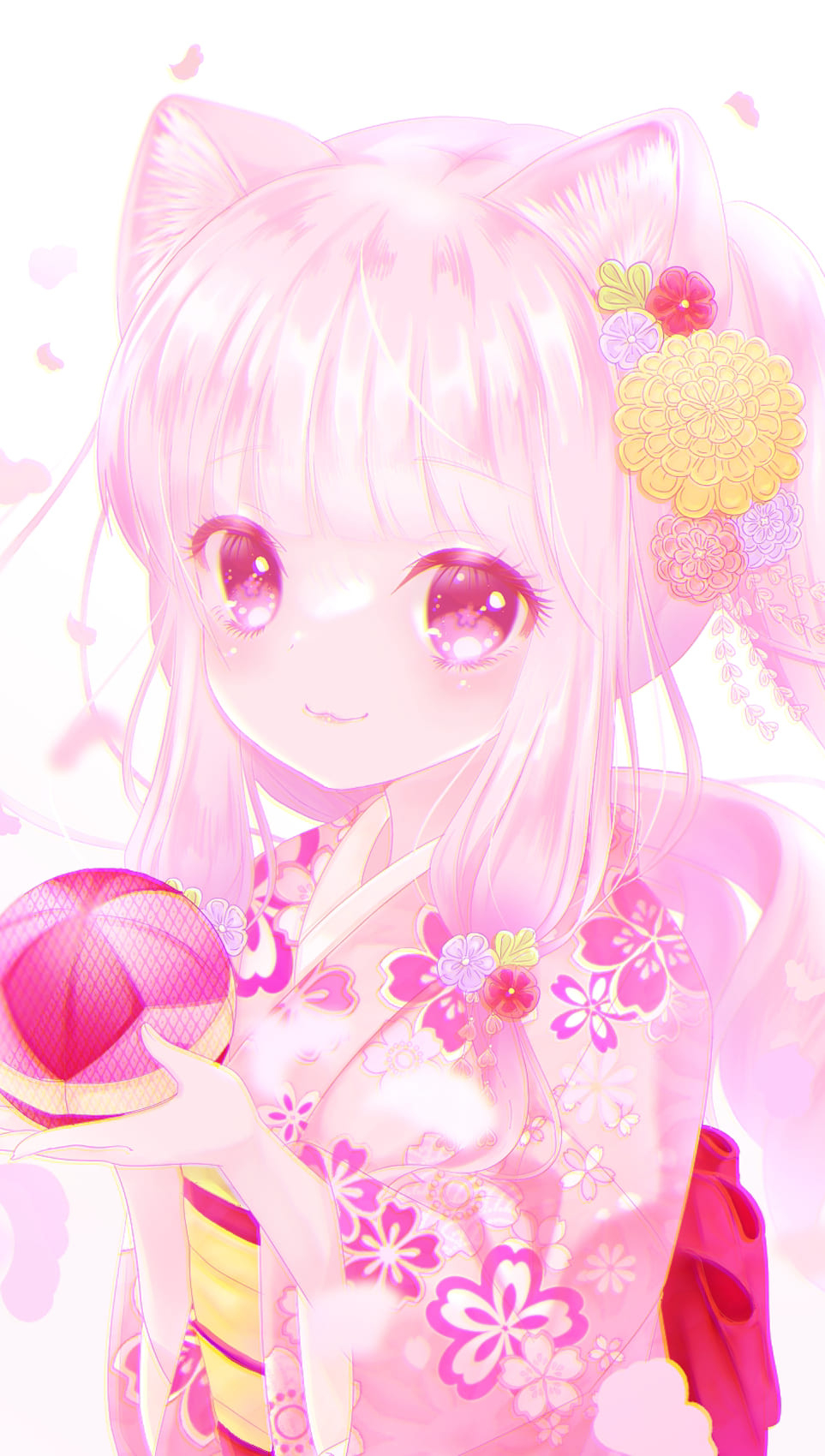 970x1700 Pink Anime Wallpaper Image, Phone Wallpaper, Phone