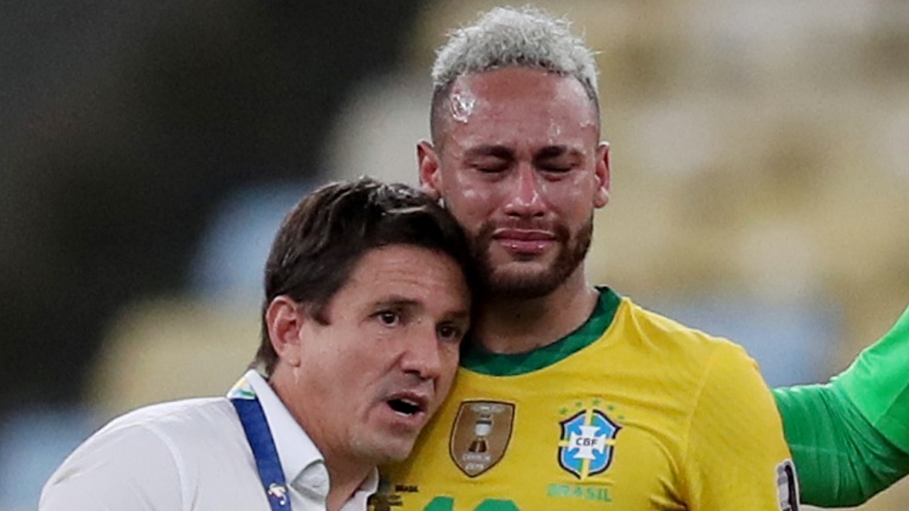 1280x720 Copa America: Neymar breaks down after Brazil's defeat, Desktop