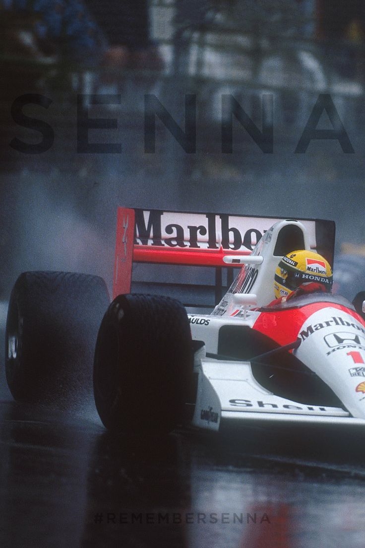 740x1110 Rainmaster #Senna. Formula 1 car racing, Ayrton senna, Classic racing cars, Phone